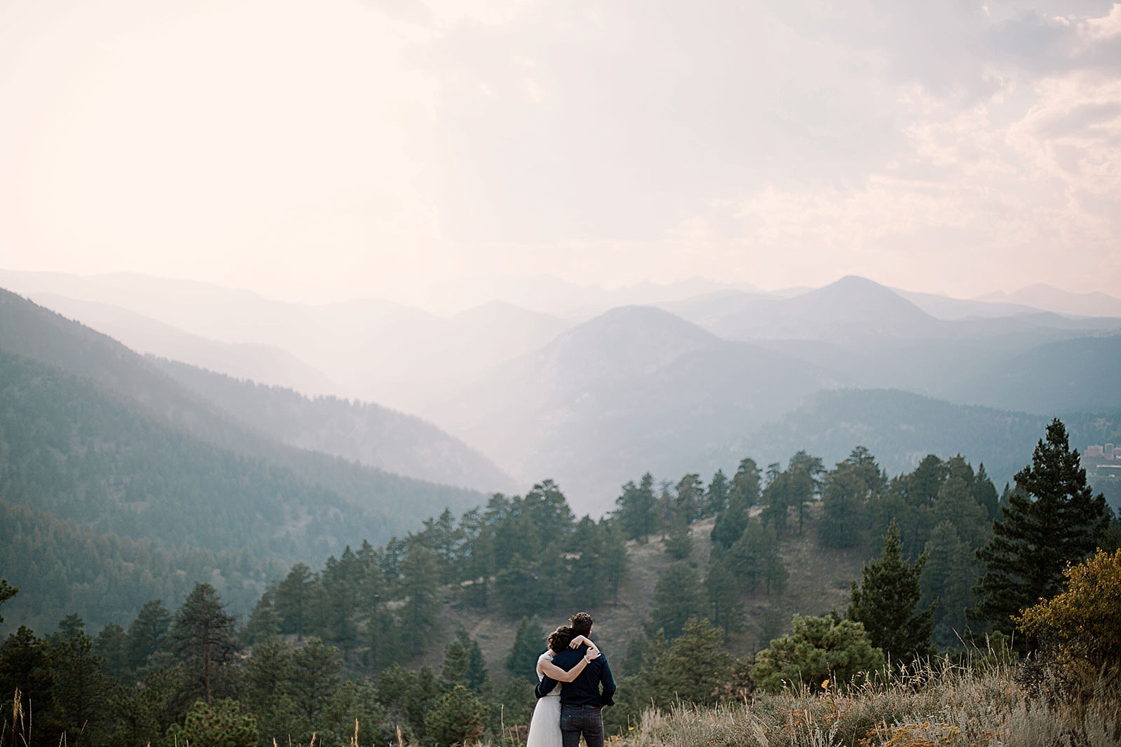 epic elopement view, boulder colorado elopement photographer, boulder colorado self solemnizing elopement, self solemnizing elopement, realization point elopement, boulder colorado elopement