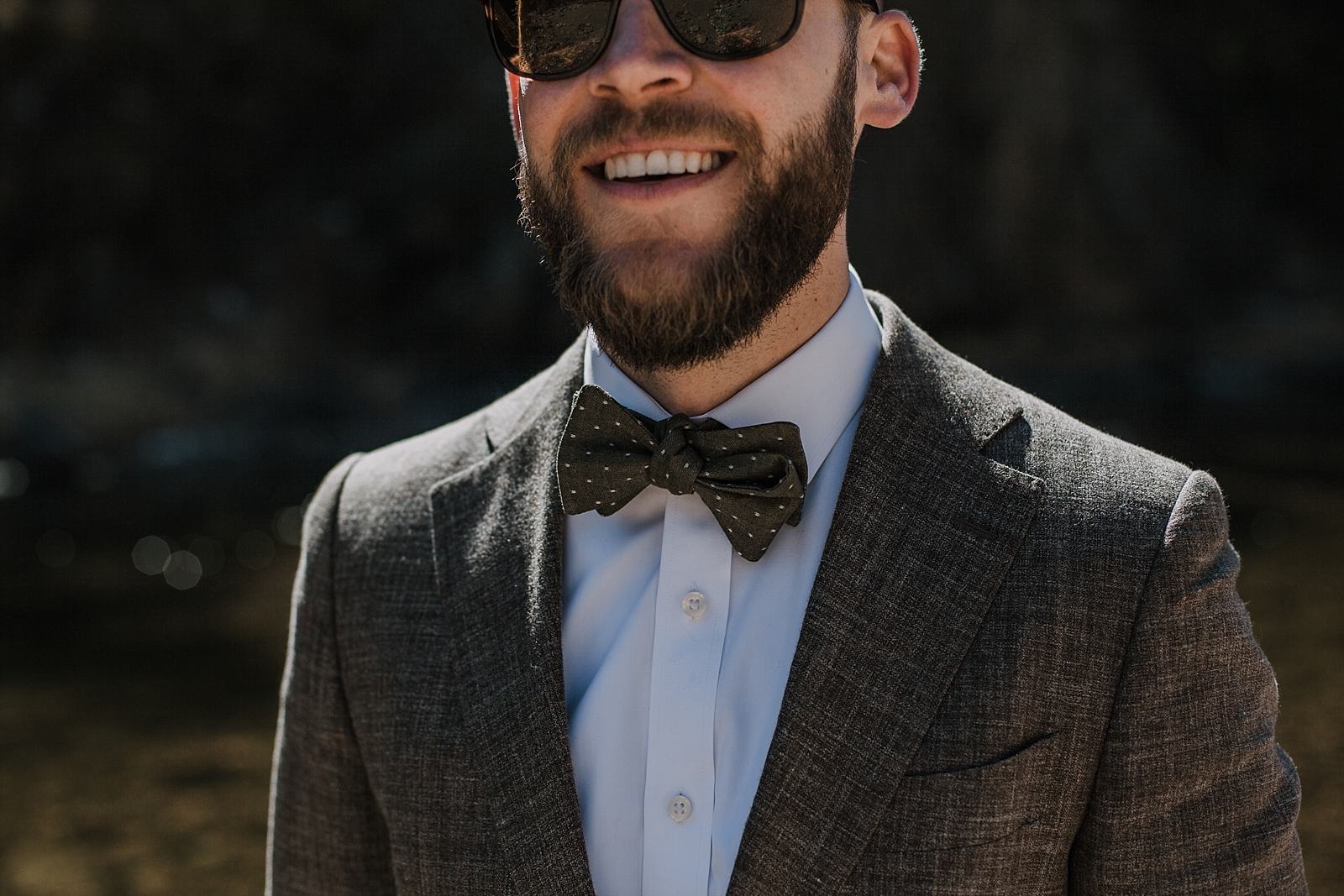 groom in bowtie, groom details, gateway natural area elopement, seaman reservoir elopement, fort collins colorado elopement, colorado elopement, fort collins wedding photographer, colorado groom