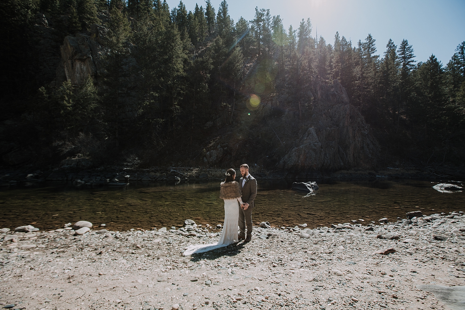 elopement first look, daughters of simone, gateway natural area elopement, seaman reservoir elopement, fort collins colorado elopement, colorado elopement, fort collins wedding photographer