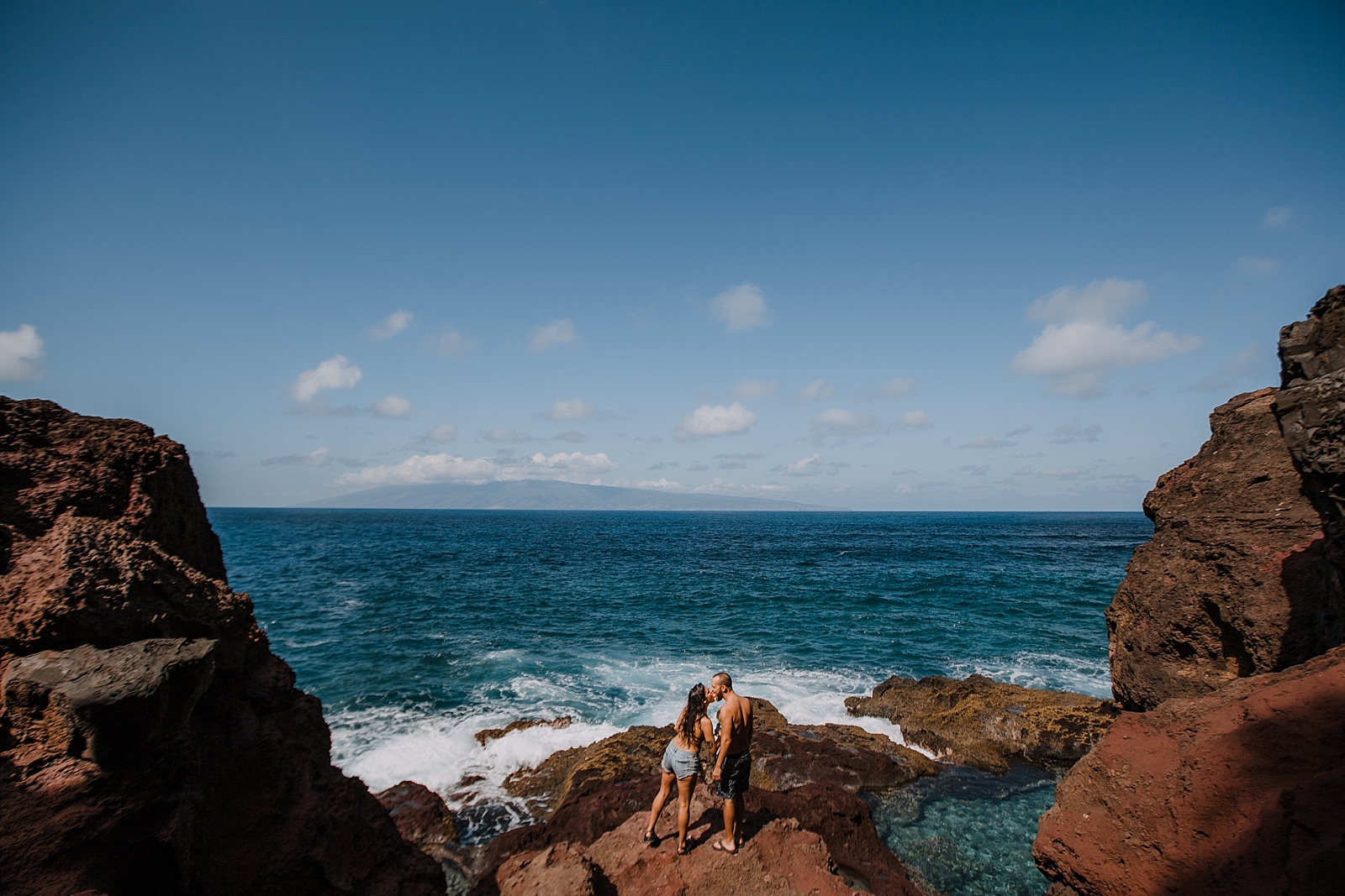 maui engagements, maui diving, maui cliffside, maui elopement photographer, maui wedding photographer, swimming engagements, maui hiking, maui hawaii hiking, lahaina beaches, swimsuit engagement