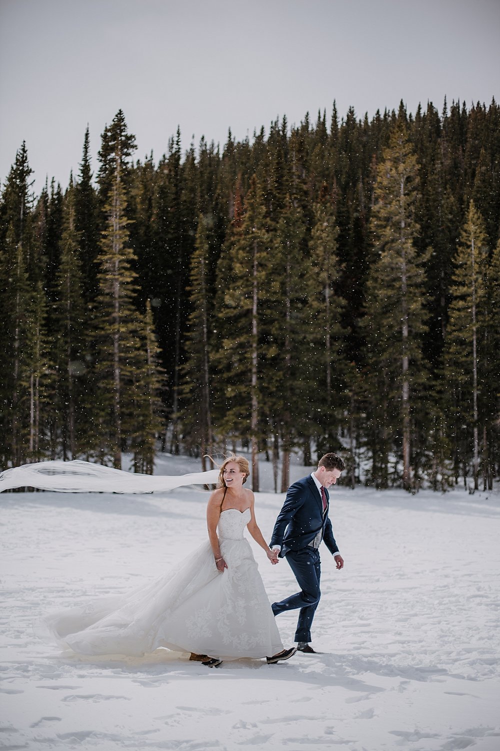 hiking at bear lake in rocky mountain national park, rocky mountain national park elopement, self solemnize in rocky mountain national park, estes park elopement, bear lake elopement