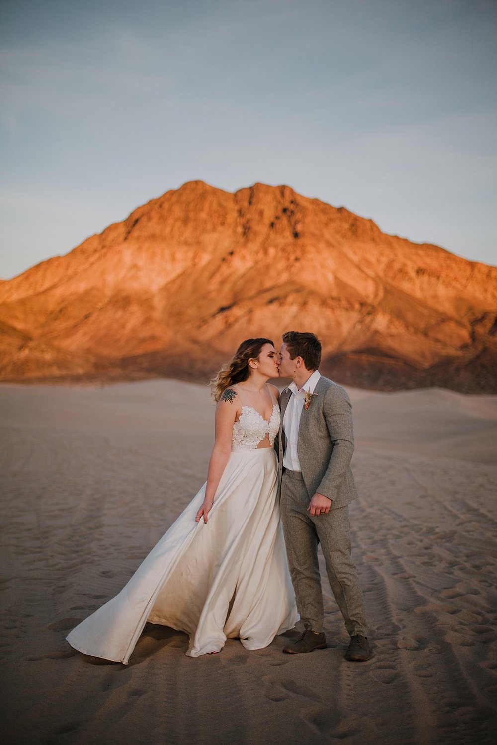 dirtbiking at little dumont dunes, little dumont dunes off roading, little dumont dunes engagements, little dumont dunes elopement, death valley sunset, hiking the dunes in death valley