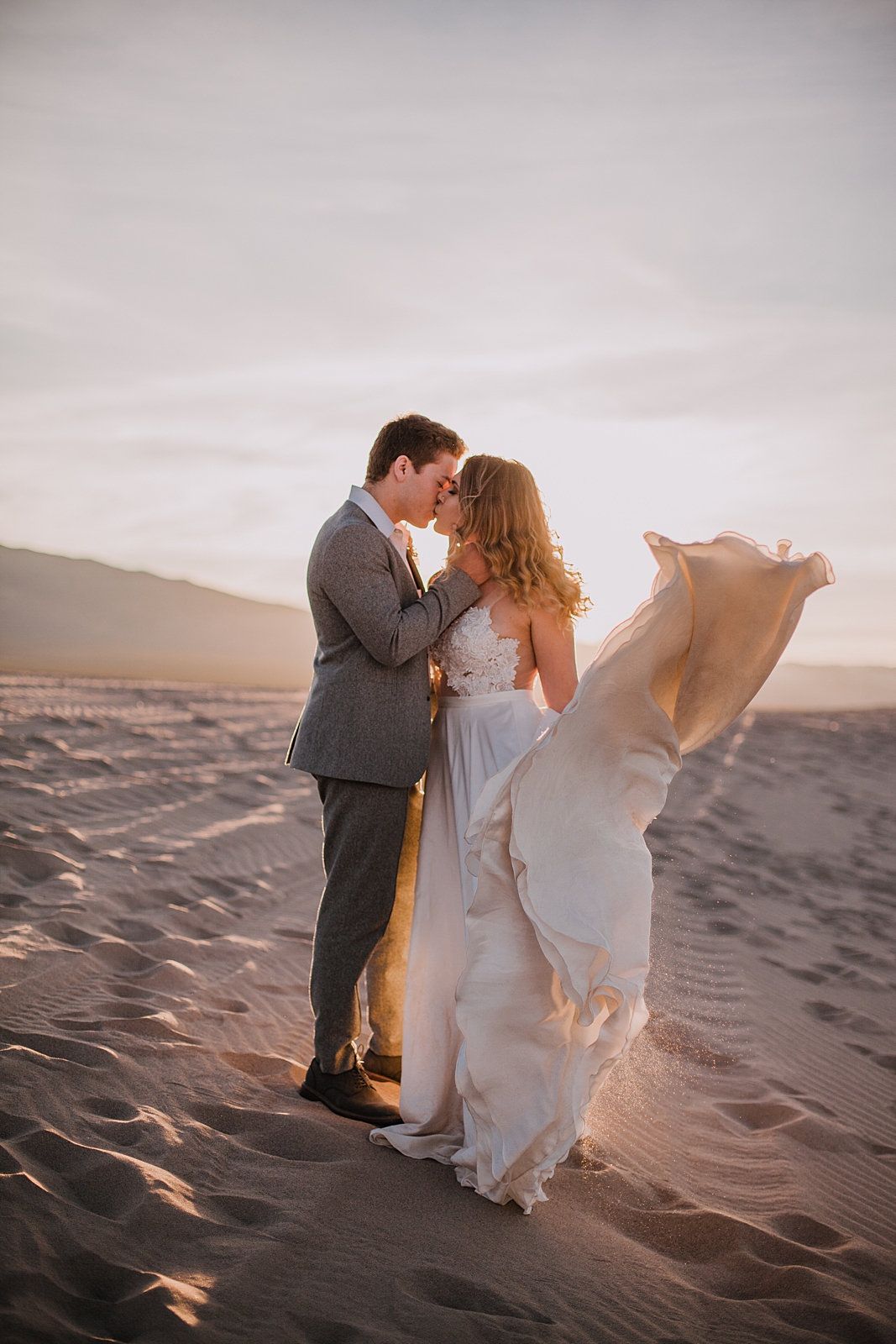 dirtbiking at little dumont dunes, little dumont dunes off roading, little dumont dunes engagements, little dumont dunes elopement, death valley sunset, hiking the dunes in death valley