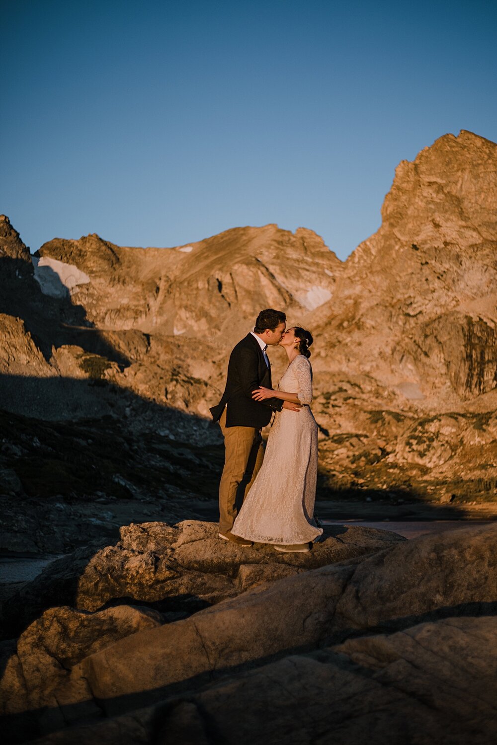 lake isabelle elopement, dawn hike elopement indian peaks wilderness, sunrise elopement lake isabelle, eloping in brainard lake recreation area, rollinsville hiking, estes park colorado