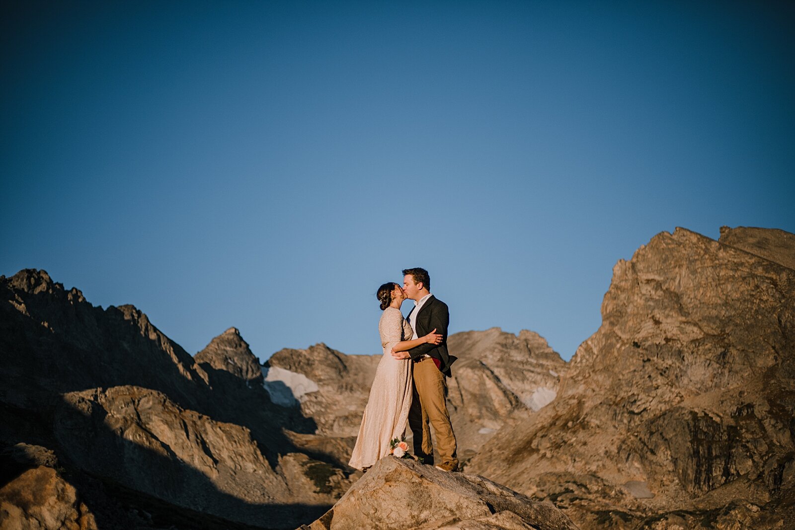 couple self solemnizing in rocky mountains, dawn hike elopement indian peaks wilderness, sunrise elopement lake isabelle, eloping in brainard lake recreation area, rollinsville colorado hiking