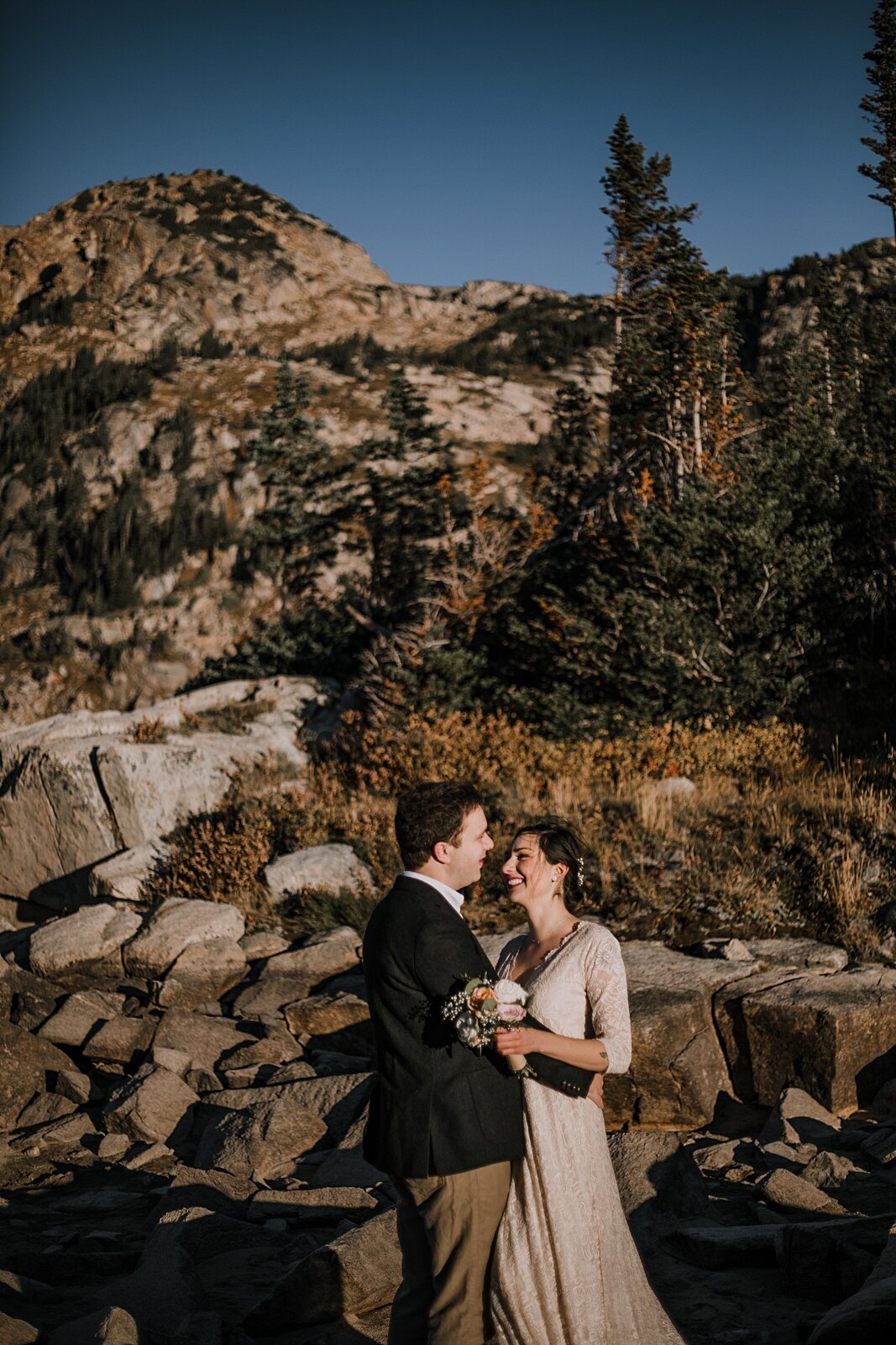 transatlantic long distance relationship self solemnizing elopement, dawn hike elopement indian peaks wilderness, sunrise elopement lake isabelle, eloping in brainard lake recreation area