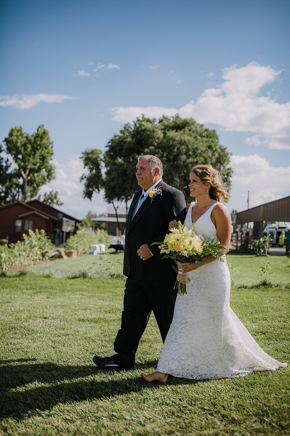 bride and father, backyard wedding ceremony, mt hood elopement, mt hood national forest, smith rock state park wedding, smith rock state park hiking elopement, terrebonne oregon backyard wedding