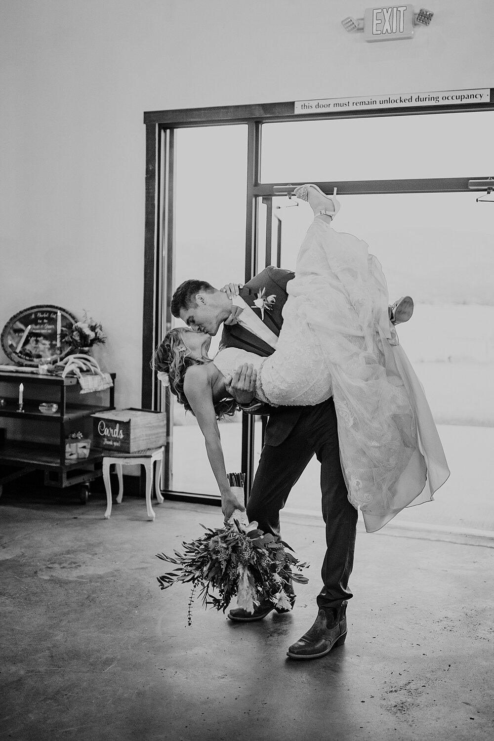 bride and groom entrance, wedding reception, the barn at sunset ranch in buena vista co, buena vista colorado wedding, the barn at sunset ranch wedding, buena vista colorado wedding venue