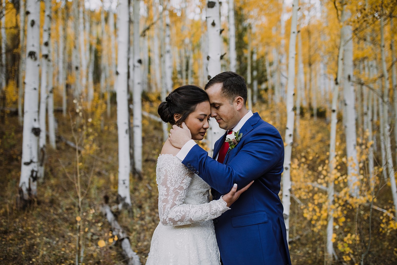 bride and groom celebrating their elopement, eloping in telluride colorado, camping elopement in southern colorado, camping elopement in the san juan mountain range