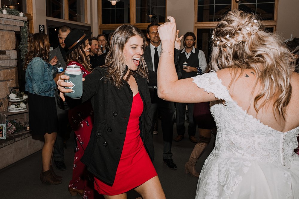 wedding guests dancing, carter park pavilion dance floor, carter park pavilion dance reception, breckenridge historic district wedding reception, breckenridge wedding photographer