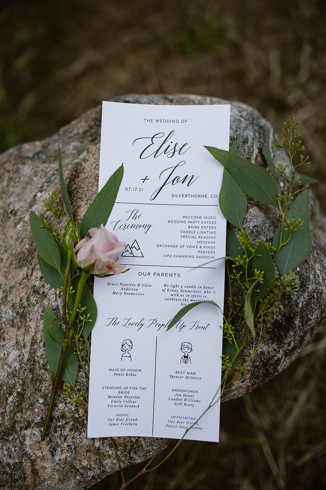 wedding invitation, mountain florals, pink and sage wedding flowers, colorado mountain wedding, colorado mountain wedding photographer, frisco wedding florist, mountain roots florals