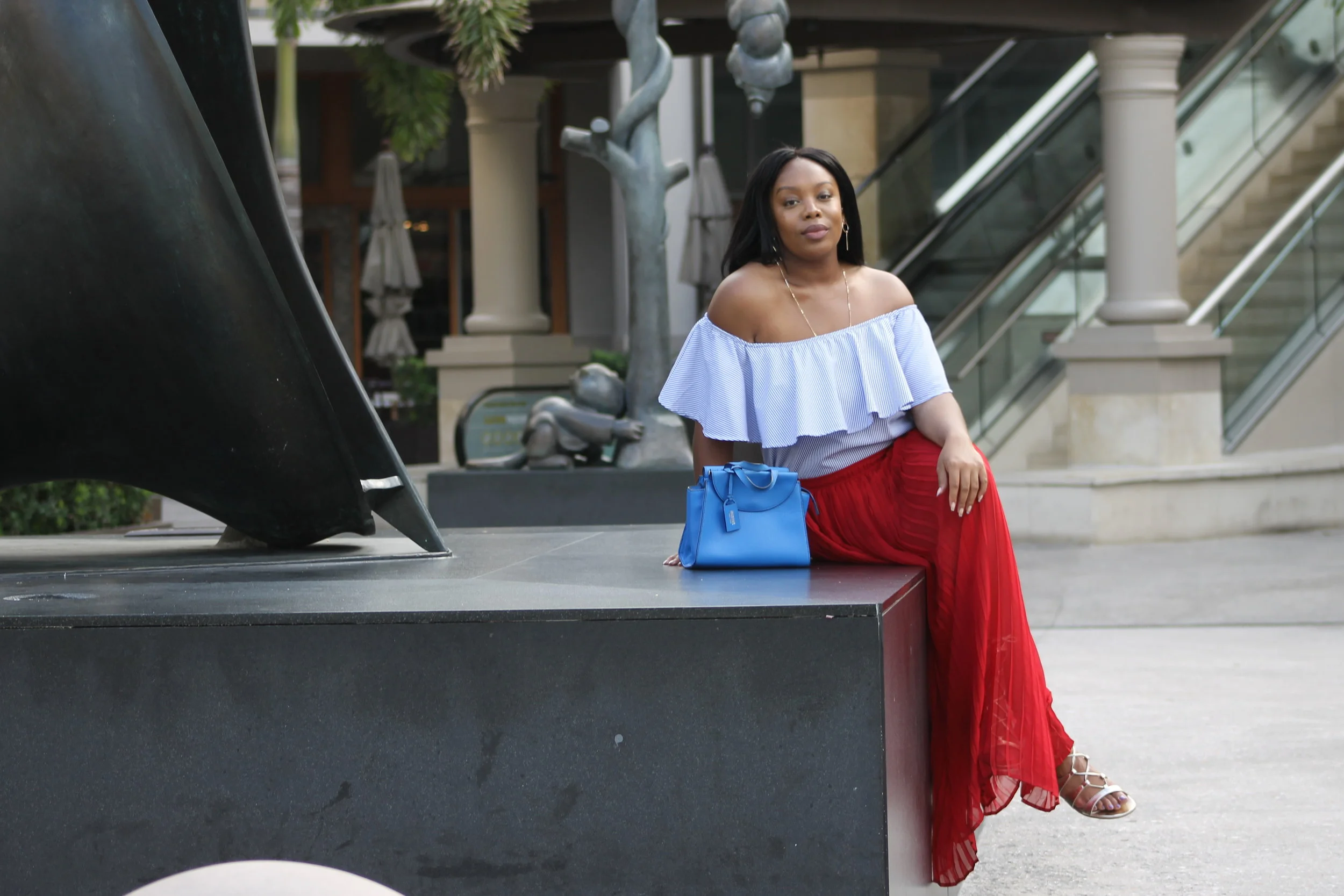 memorial day + maxi skirt