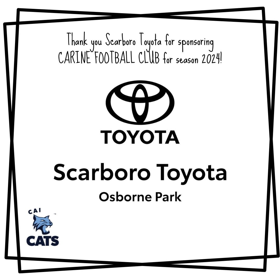 Big Shoutout to Scarboro Toyota, Osborne Park, for being our proud sponsor in 2024! Your commitment to supporting our Club is greatly appreciated. Let&rsquo;s make 2024 a season to remember!
https://www.carinefooty.com.au/sponsors