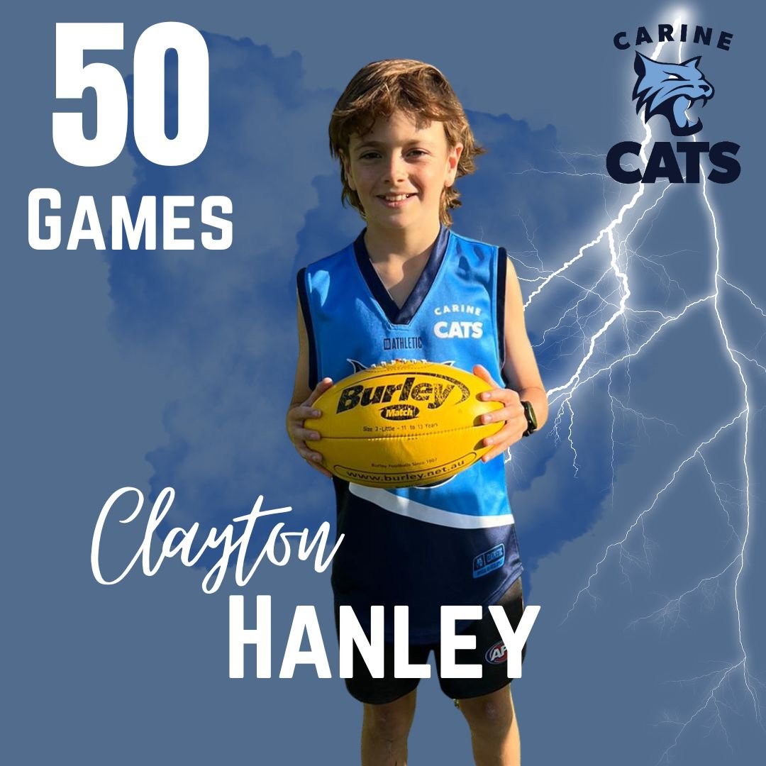 Congratulations on your 50th game Clayton!!