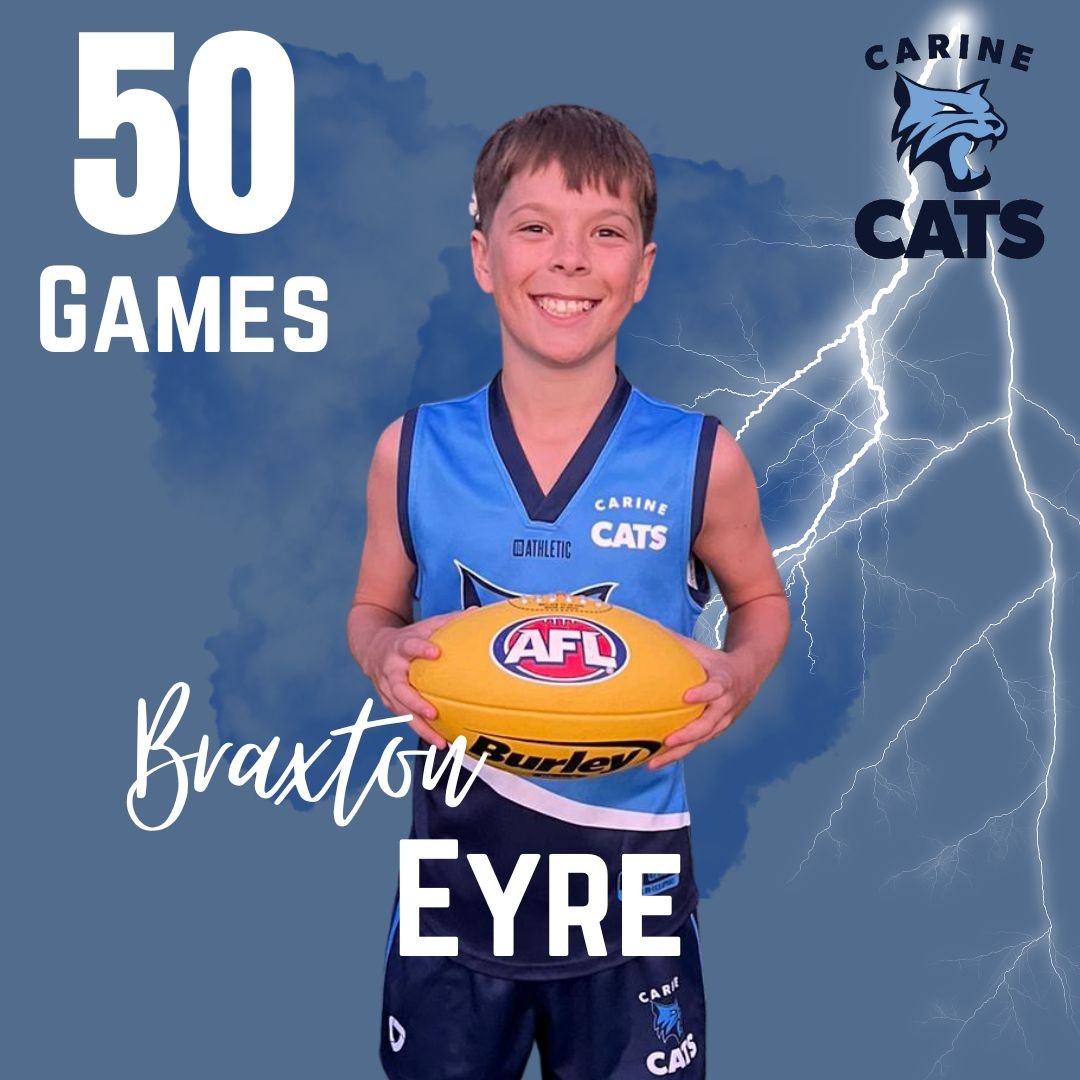 Congratulations on your 50th game Braxton!!