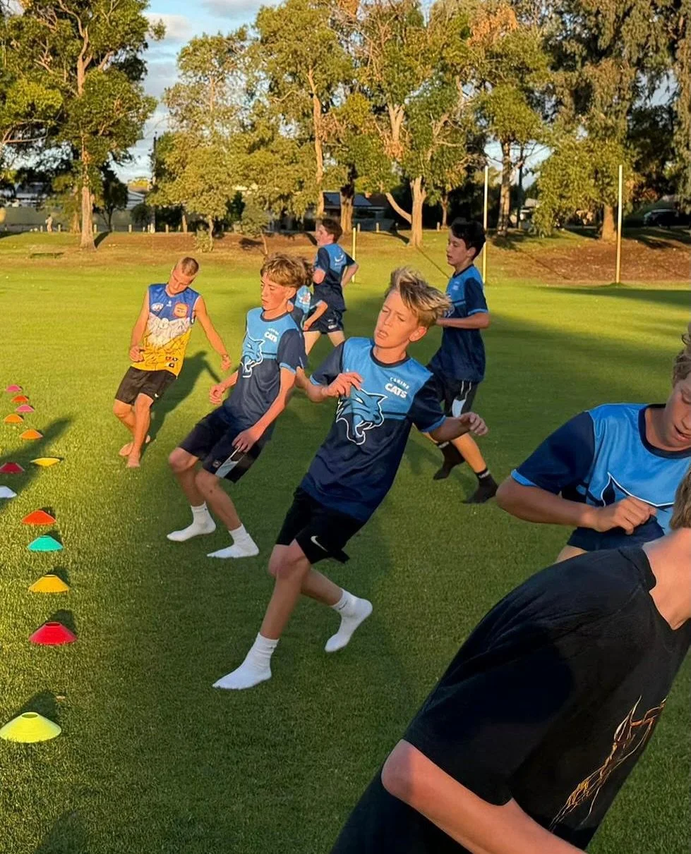 Our Year 8 boys are well into their pre-season training &mdash; &ldquo;enjoying&rdquo; a beep test and some high-paced skills work last night. 💪🏉

With Round 1 just over a month away, the next phase of their program will see an increased focus on c