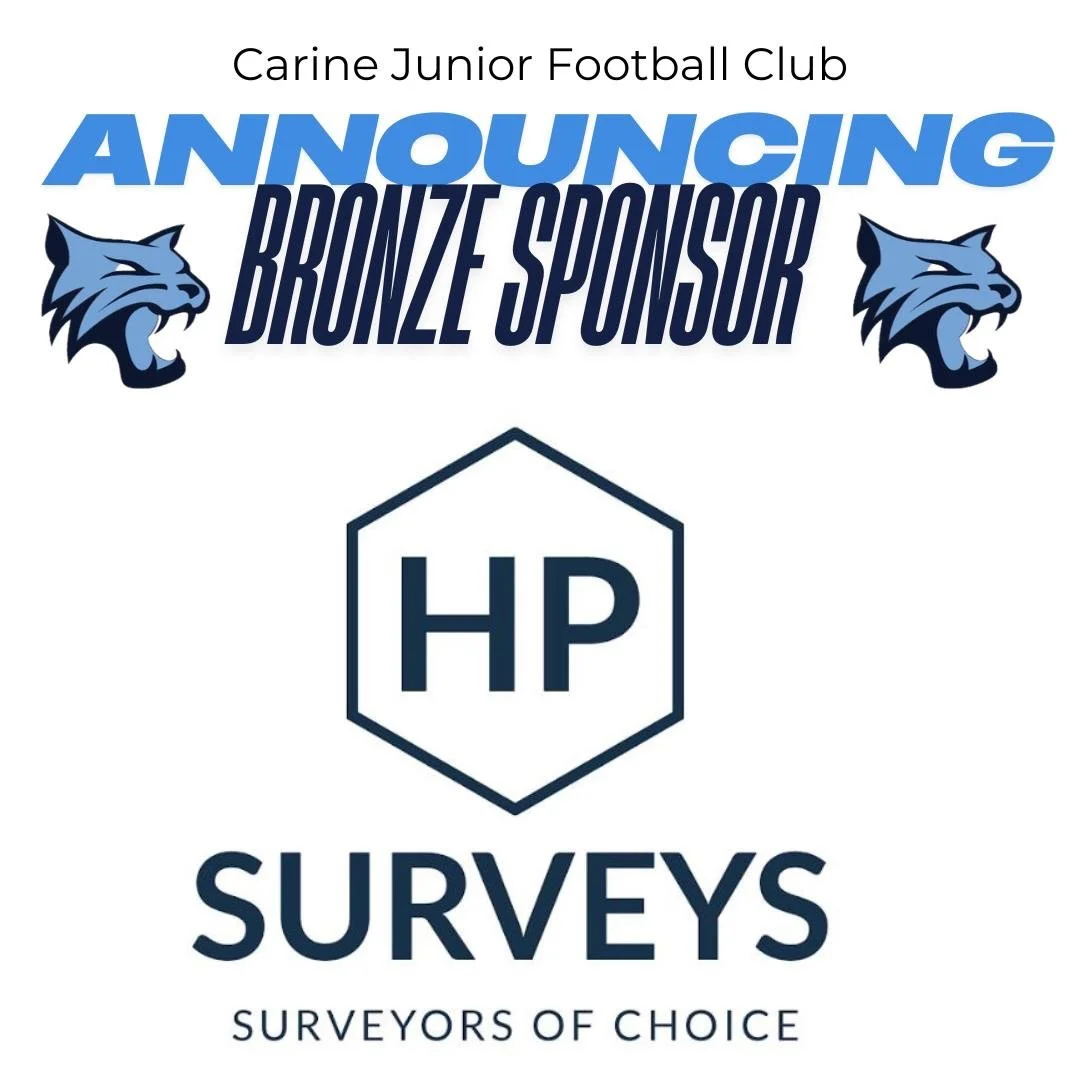 📐 Welcome Back, HP Surveys!

We&rsquo;re proud to have HP Surveys continuing their support as a Bronze Sponsor for the 2026 season, helping us map out another great year at Carine JFC.

Their ongoing contribution supports our players, teams and the 