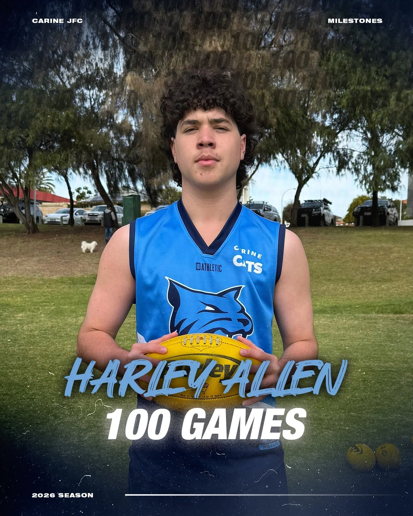 Harley with the 100 game milestone over the weekend! Congratulations, Harley! 1️⃣0️⃣0️⃣