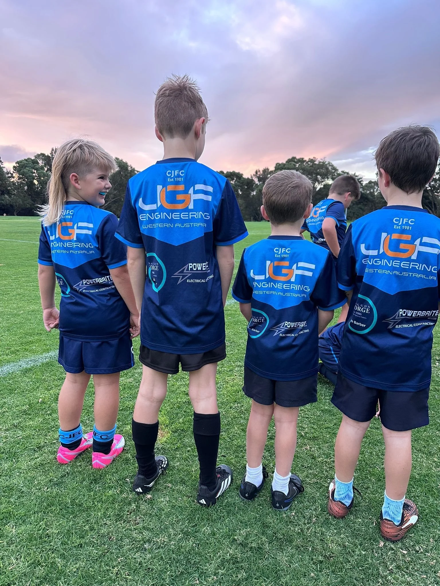 Our 2026 training tops are out across the club this season, now featuring an additional logo with the inclusion of new Gold Sponsor Powerbrite alongside Major Sponsor JGF Engineering and Gold Sponsor Ben Barber from Spraggon George.

These sponsors p
