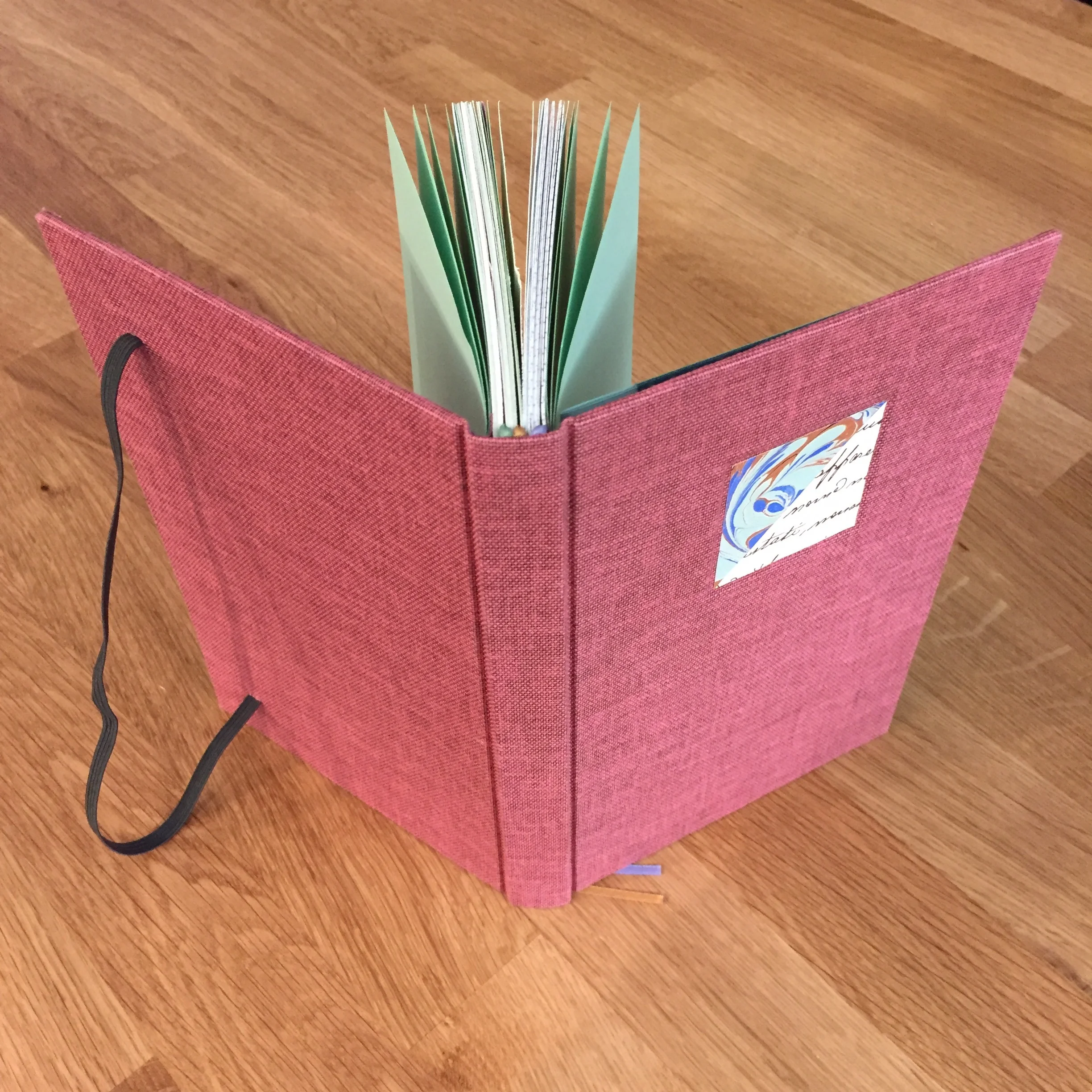 New Journal for a New Year: Custom Hand Bound Journal for Sketching and Planning