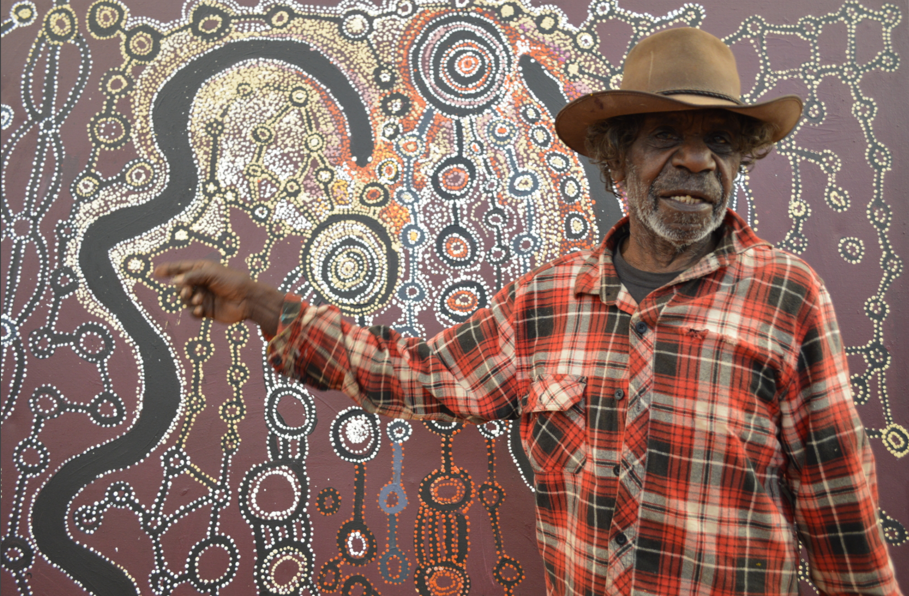 Mr Witjiti George, APY Art Centre Collective Director, Kaltjiti Arts 2016
