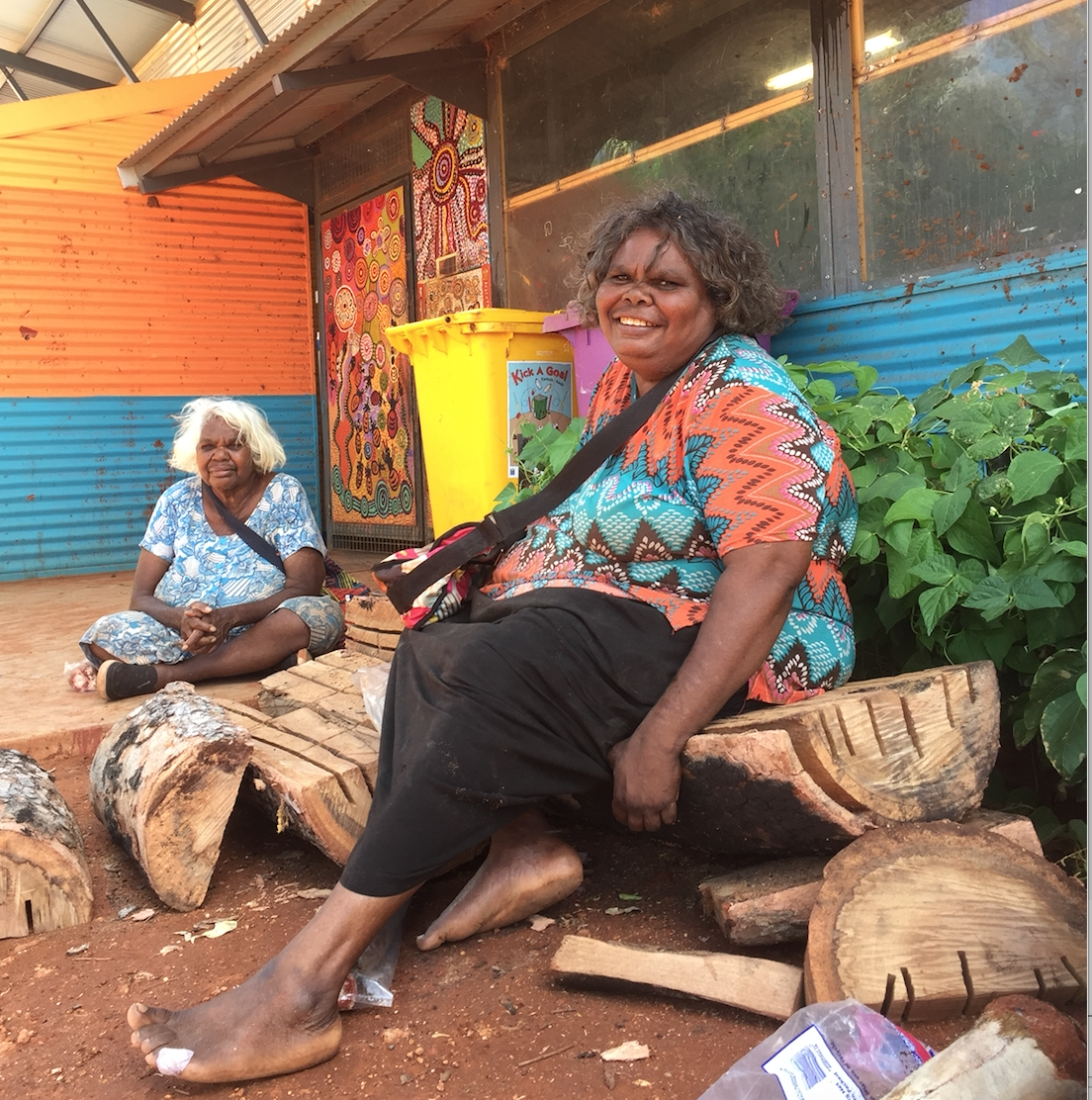 Naomi Kantjuriny and Maureen Douglas starting work on TARNANTHI 2017