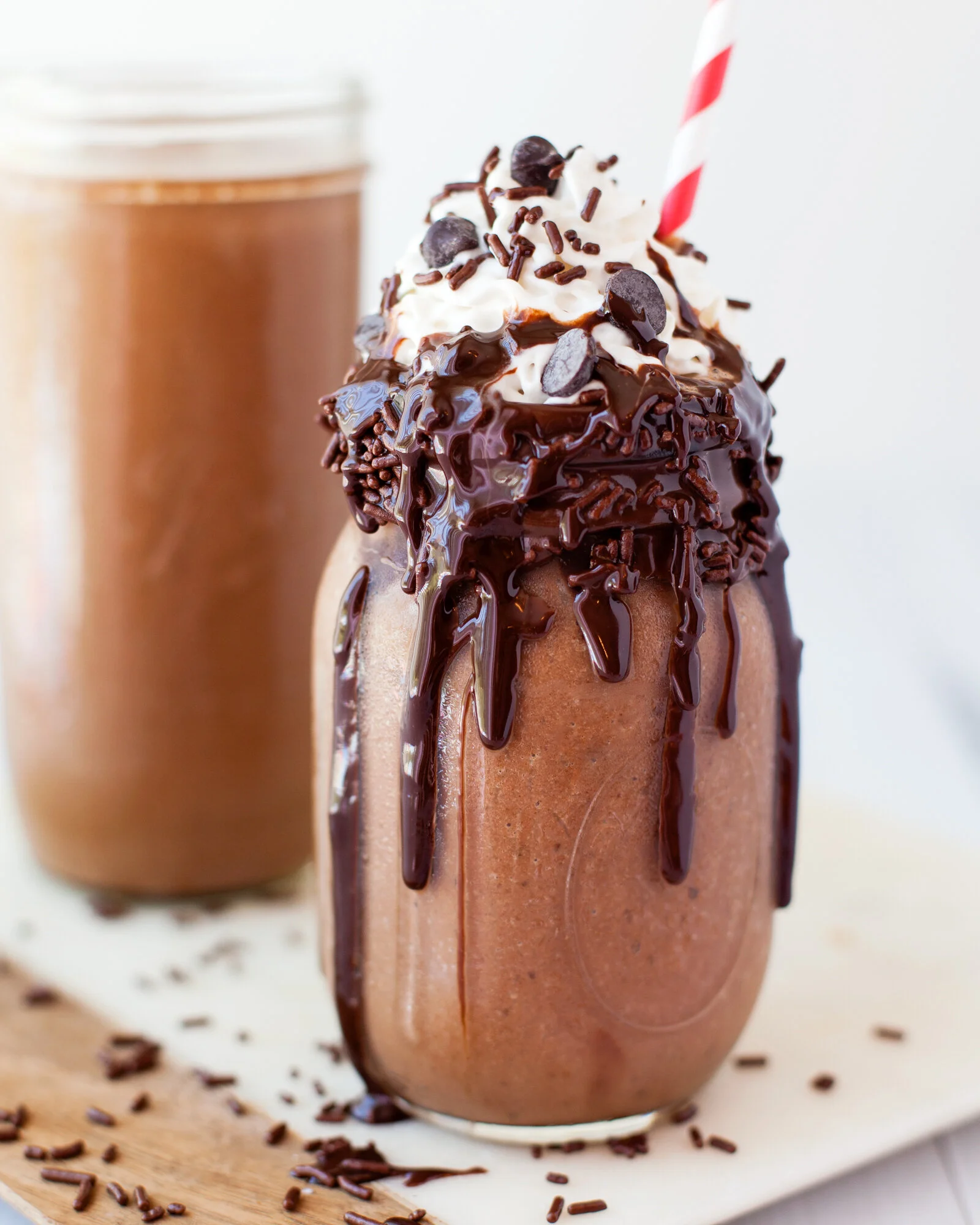 Clean Eating Brownie Batter Milkshake — Katie's Healing Kitchen