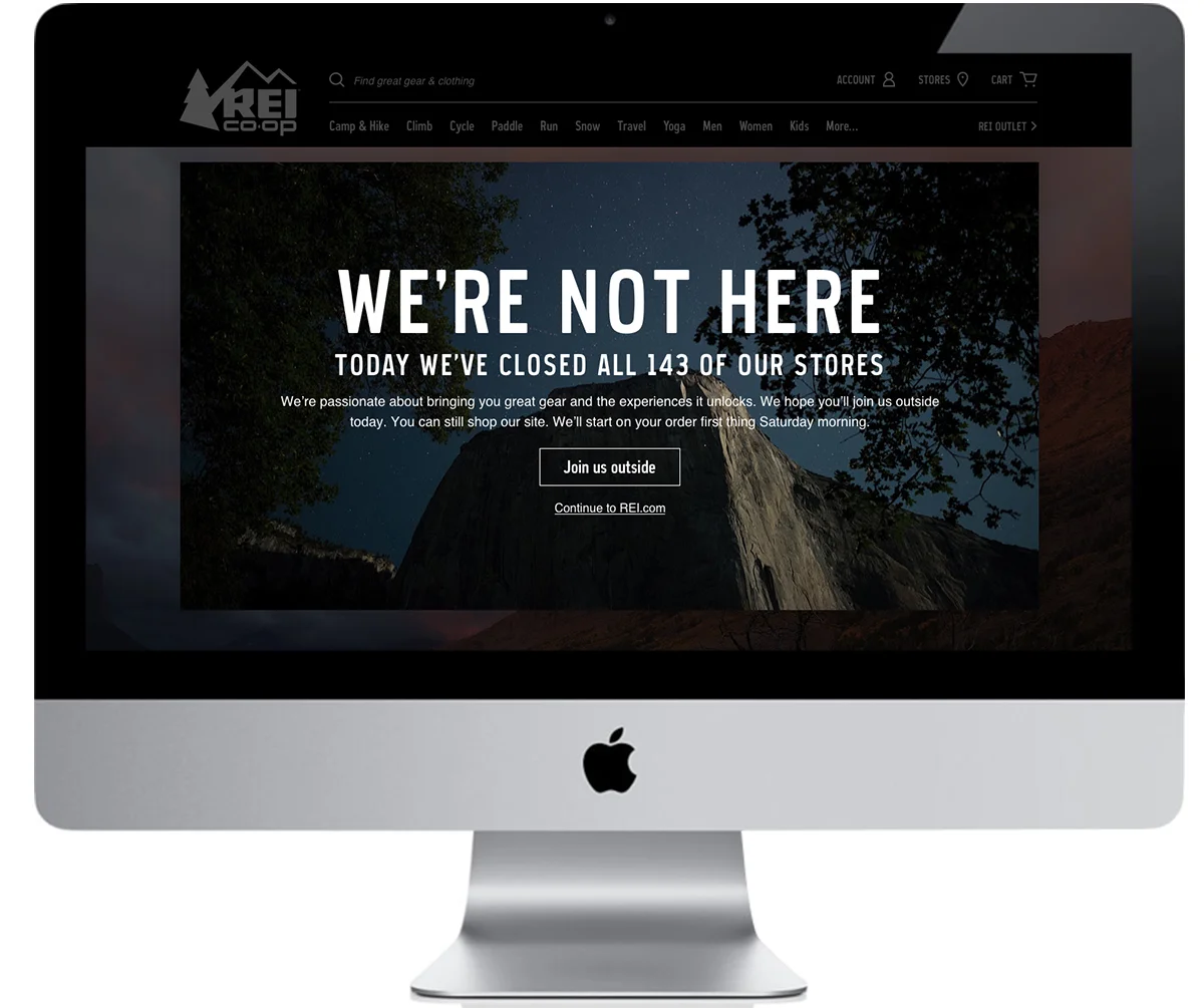 Black Friday site blackout