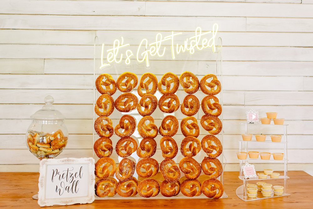 Pretzel Wall Tasty Stations By Stacy