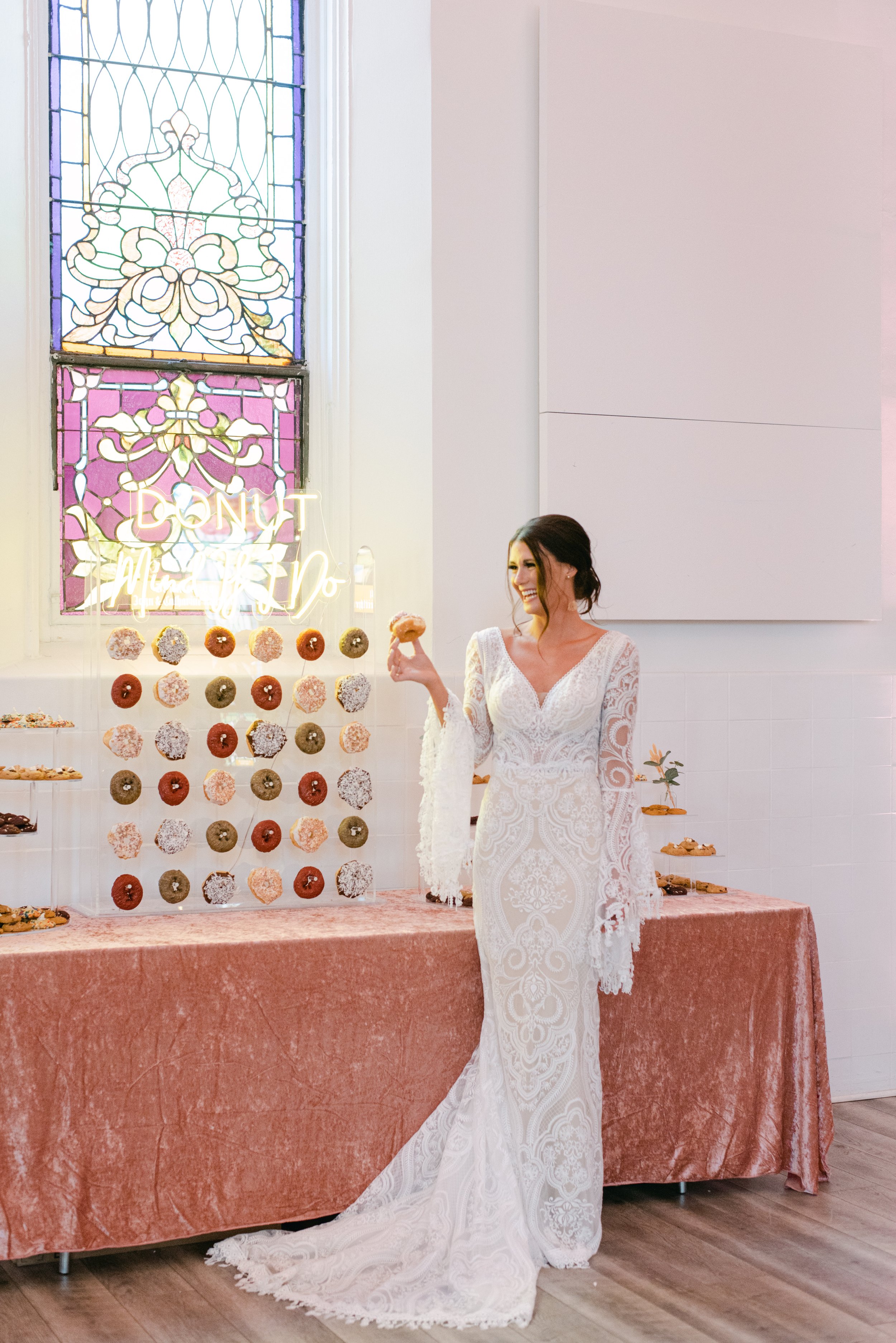 Elegant Donut Wall for Wedding