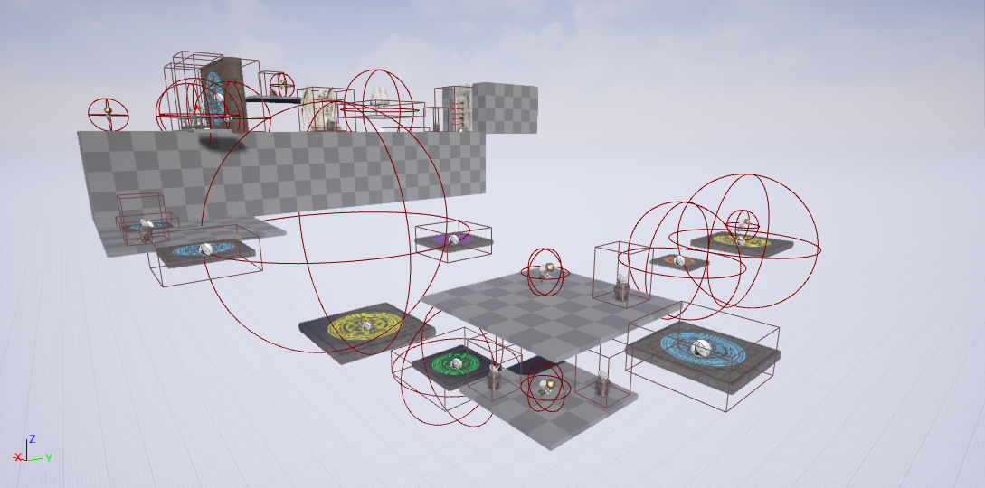 This small game is designed as a series of three "encounters" that construct a single level, which could be used as the basis for a larger game.