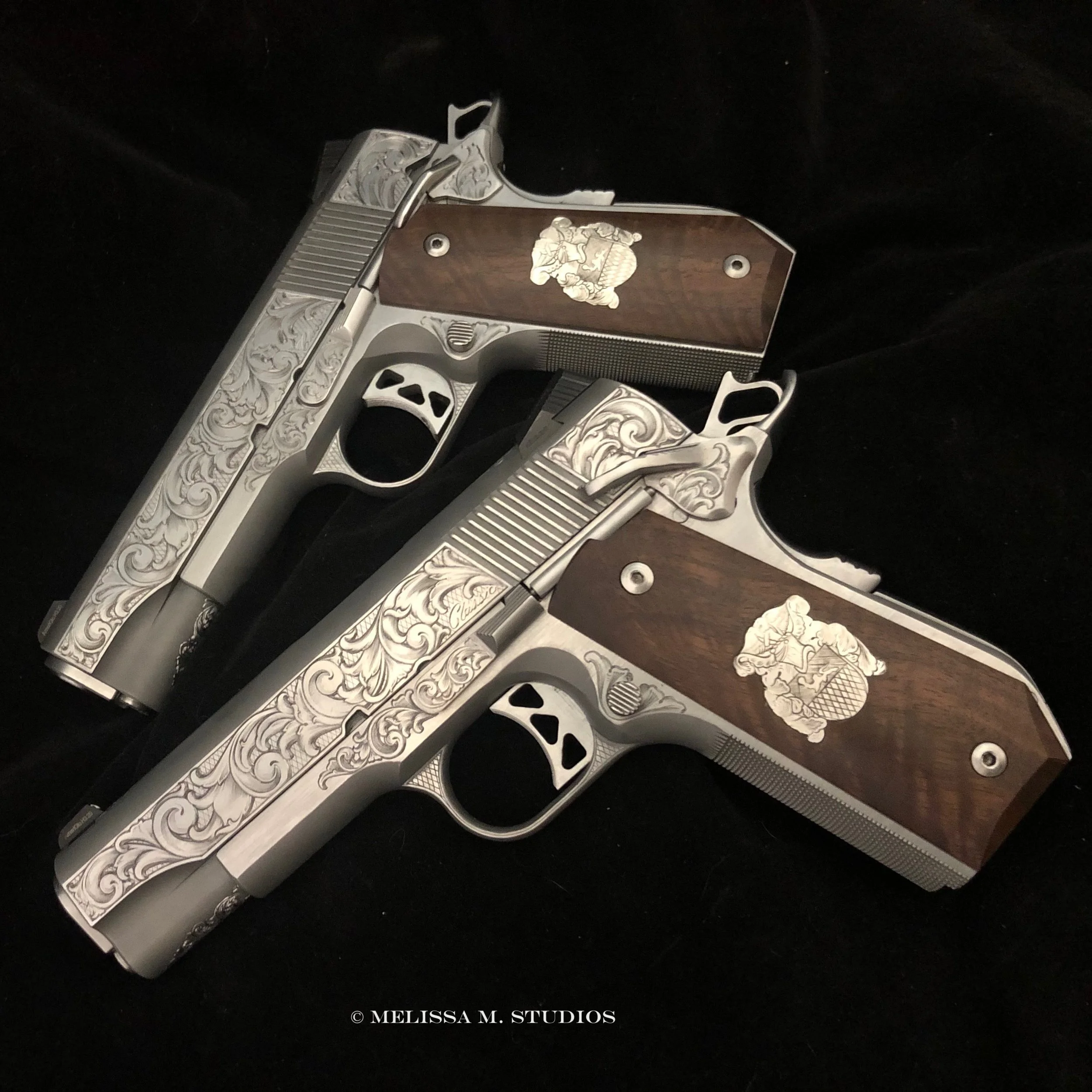 BARNS REAL ENGRAVE CUSTOM マルイ M1911A1 This 1911 I'm building and engraving is coming out awesome
