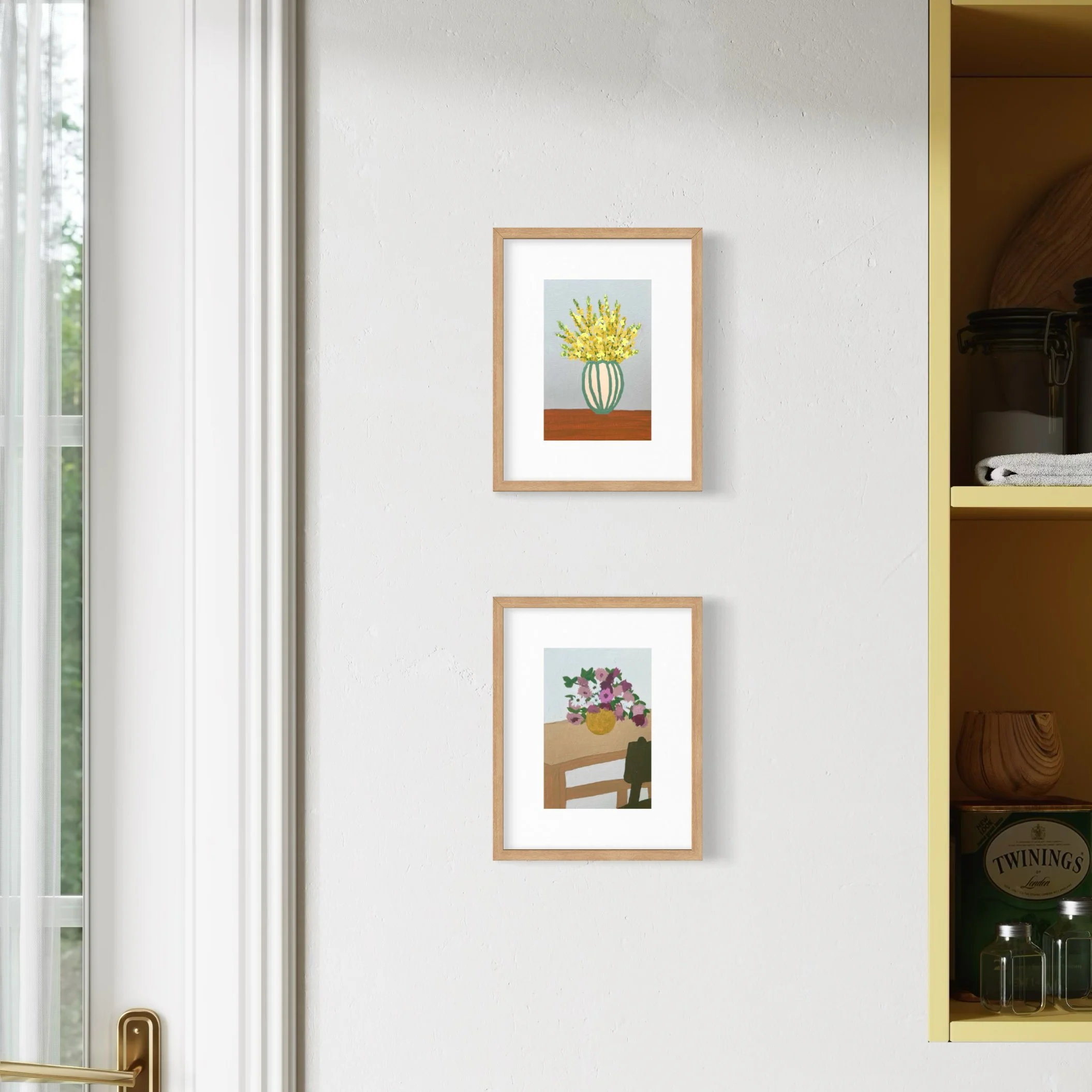 Two Bouquets framed.jpg