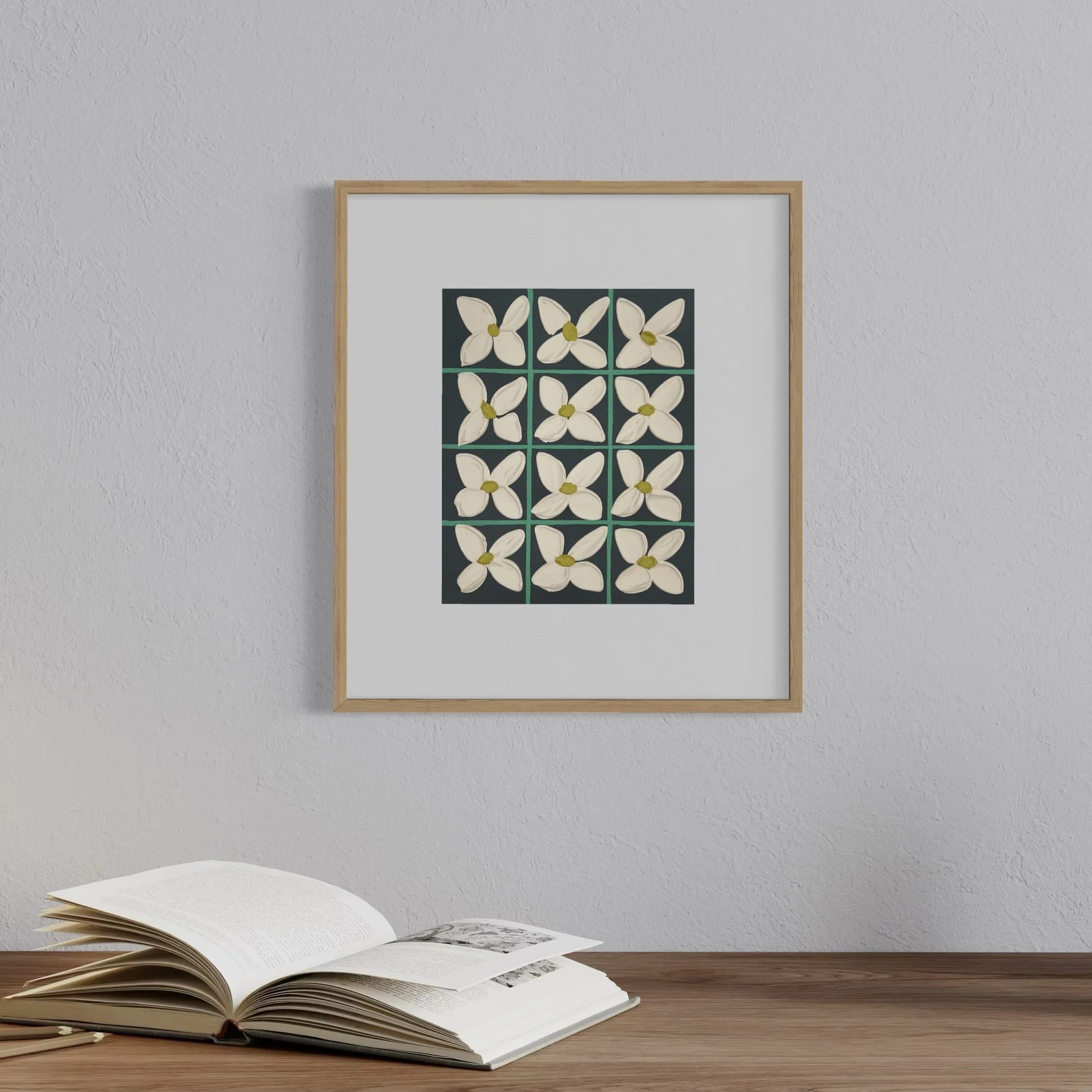 Starlit Daisies framed.jpg