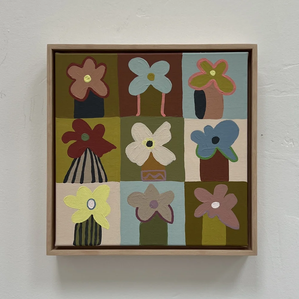 Playful Blooms and Floral Vases in Quirky Style — Erica Avila Art