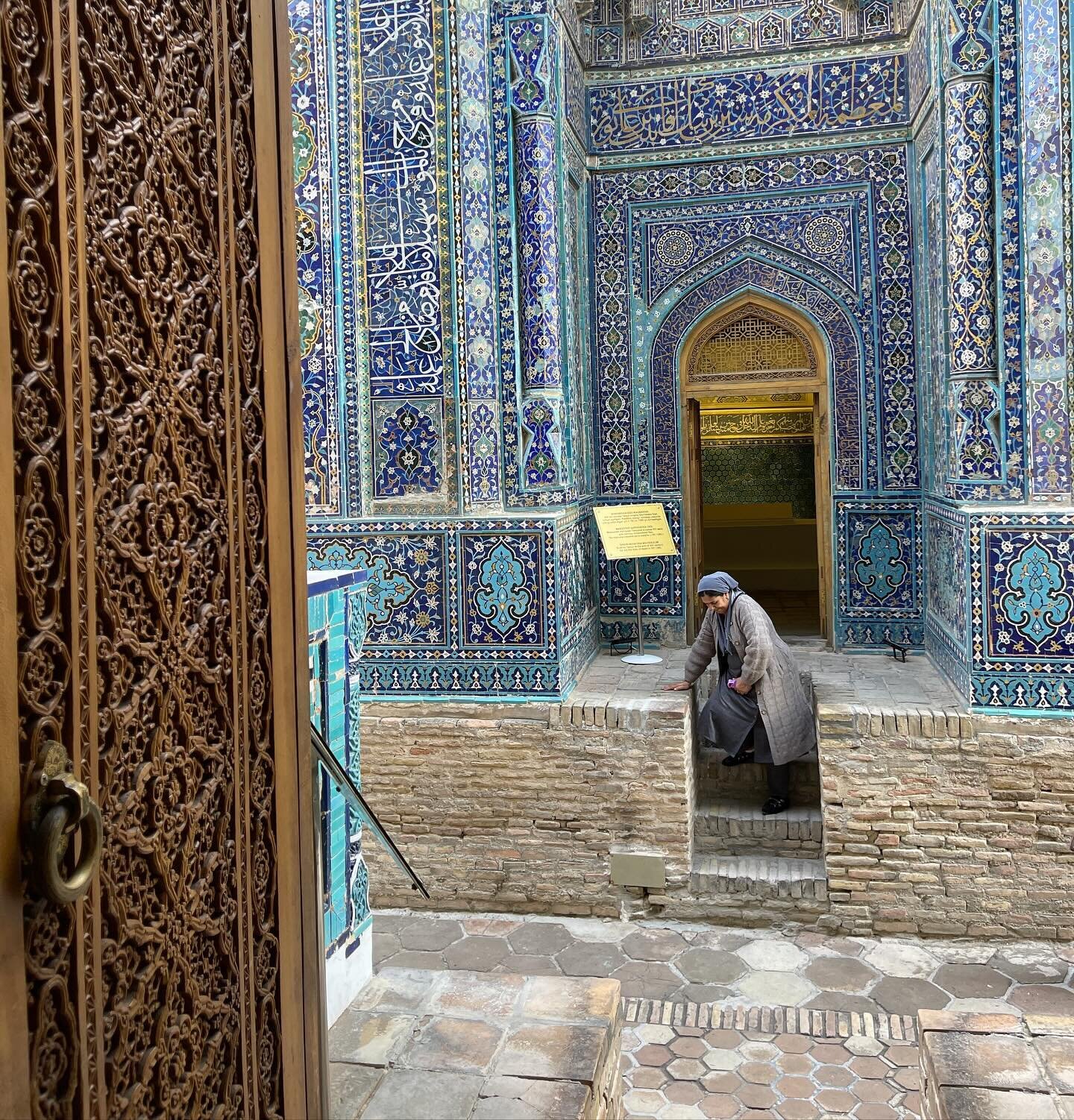 WOW!! Shahi Zinda is definitely my favorite site in Samarkand - it&rsquo;s more intimate and intricate than the larger ones. It&rsquo;s jaw droppingly beautiful!

It comprises of an avenue of mausoleums and consists of grand tombs resembling palaces,