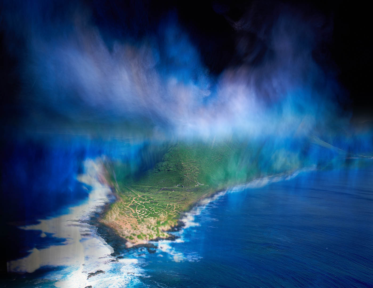 Aerial View of Kaʻena Point