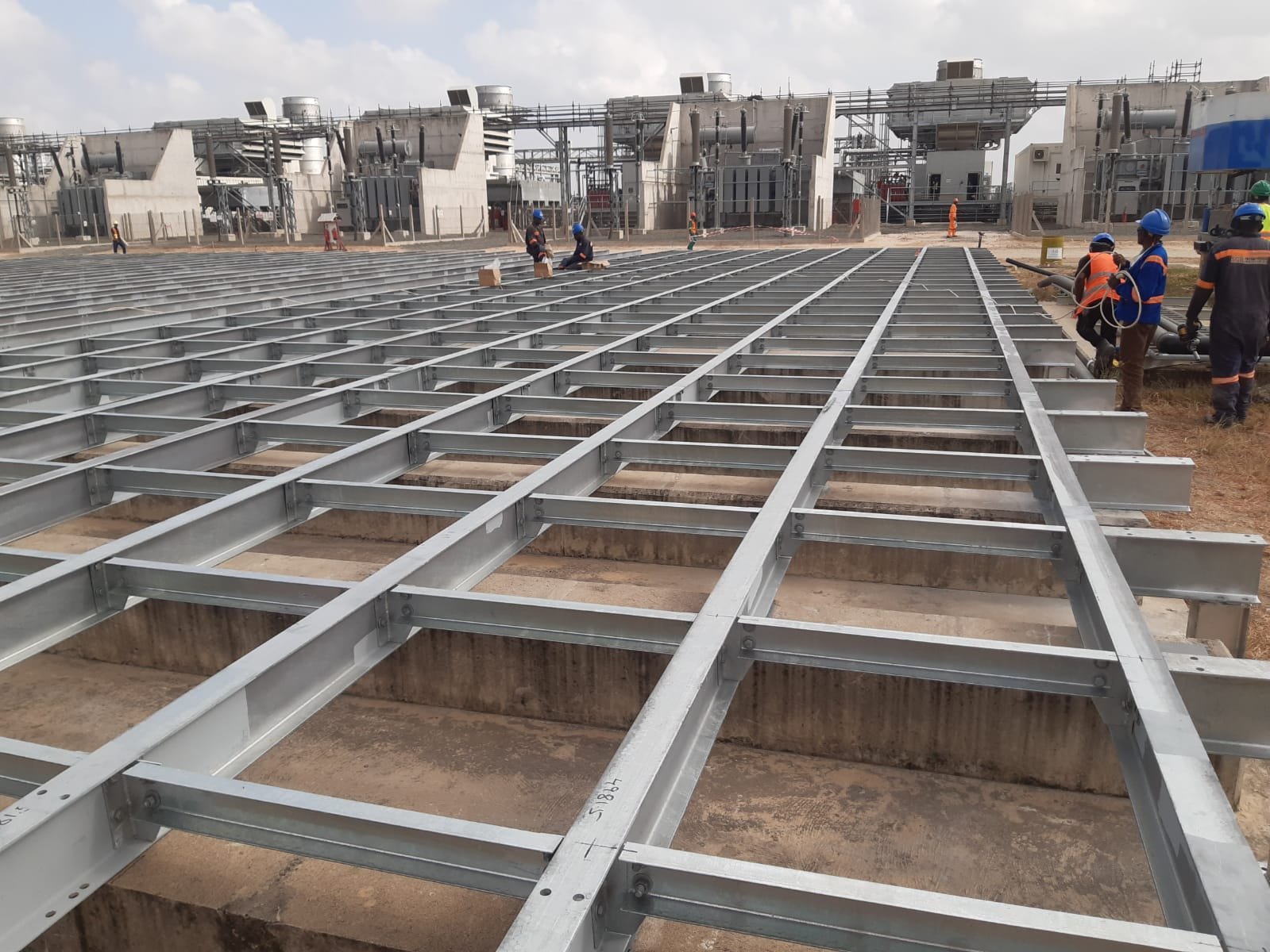 Base Platform for the 10,000 ton GRP Condensate Tank