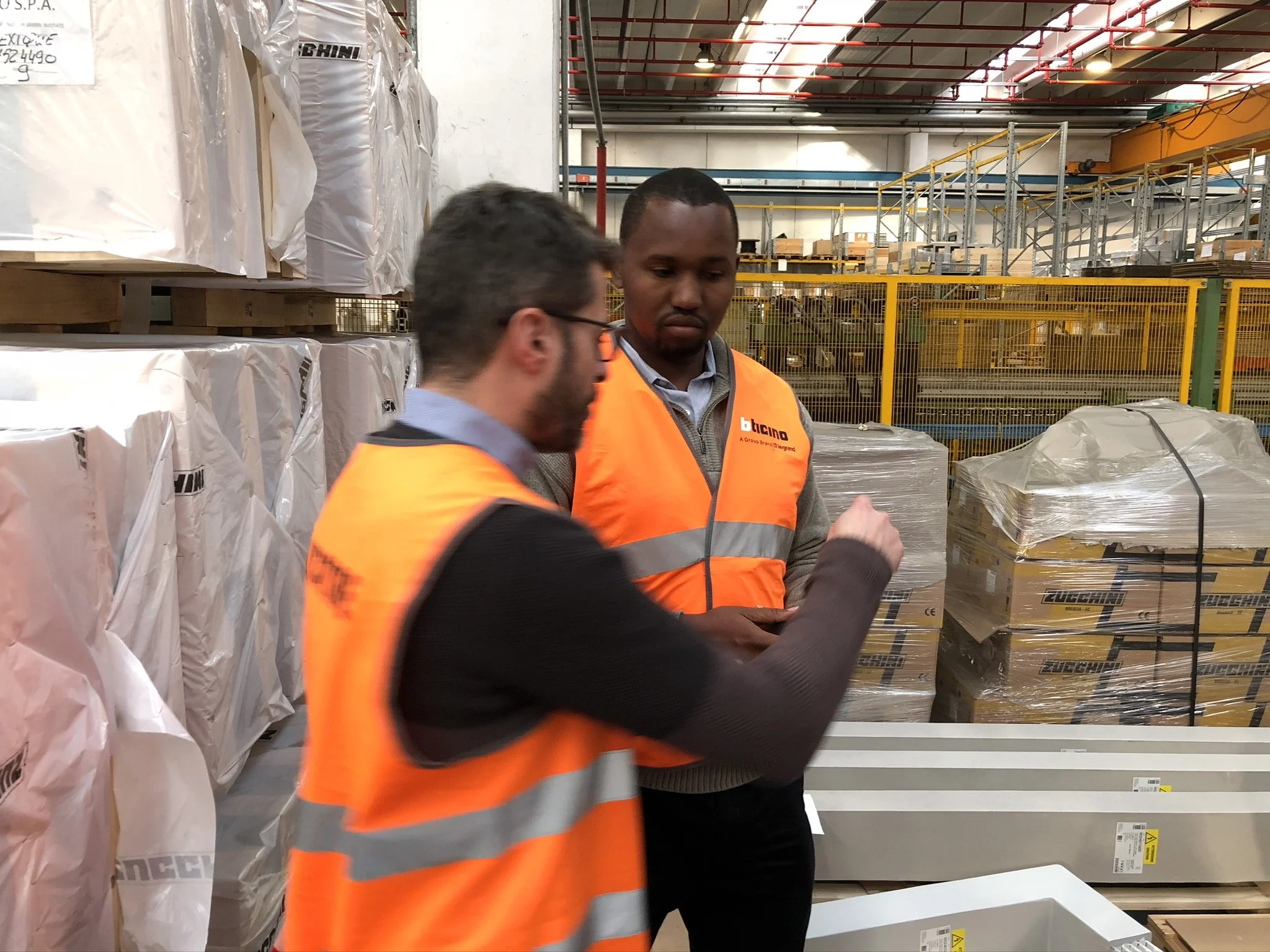 January 2018, NSSF Tourist Hotel, Mwanza Project Team Factory visit to Legrand - Zucchini Busbar Trunking, Italy