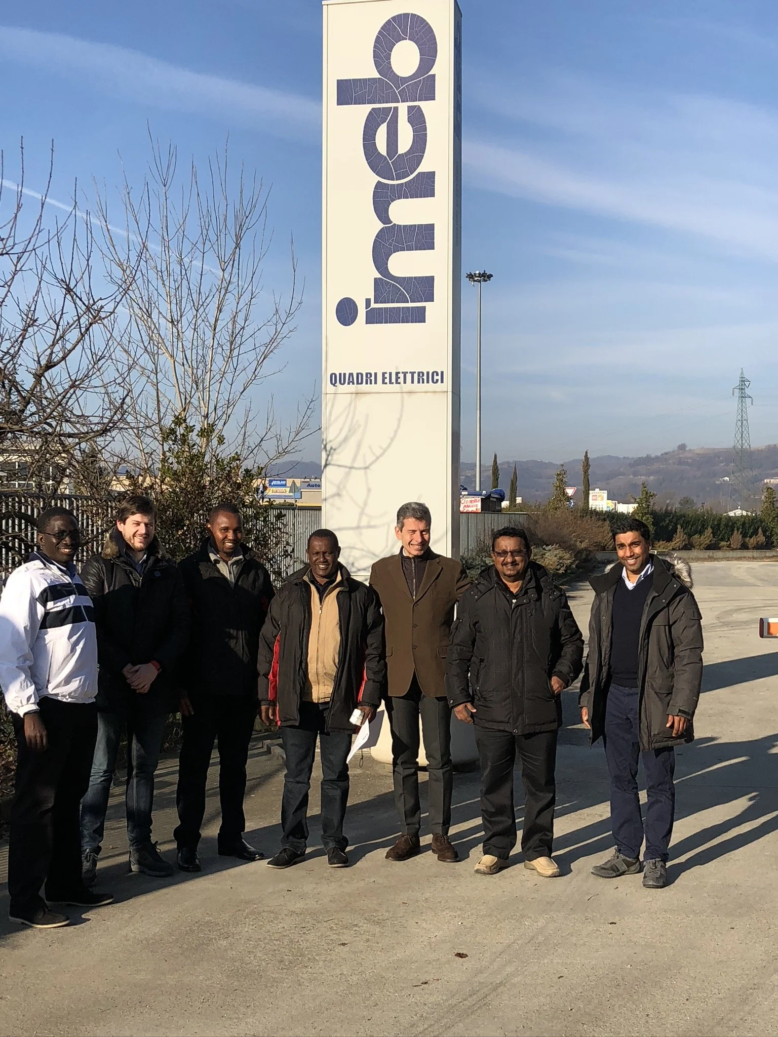 January 2018, NSSF Tourist Hotel, Mwanza Project Team Factory visit to Imeb Srl - Medium and Low Voltage Switchgear, Italy