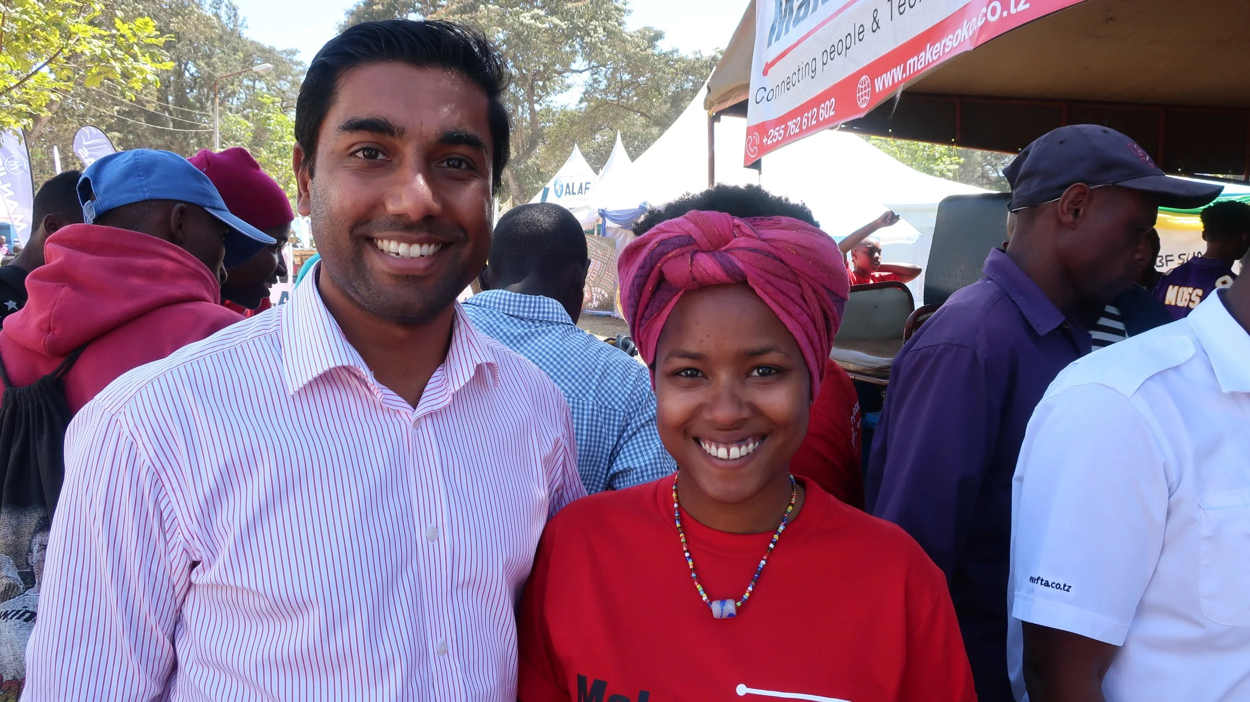 August 2018, Social Action Trip to Arusha Tanzania, teaching small business owners.