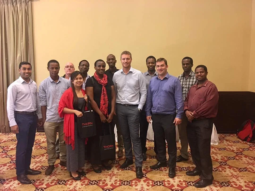 November 2017, Thorn & TSL Training CPD Training Session on LED Lighting to Consulting Engineers and Electrical Contractors, Dar es Salaam, Tanzania