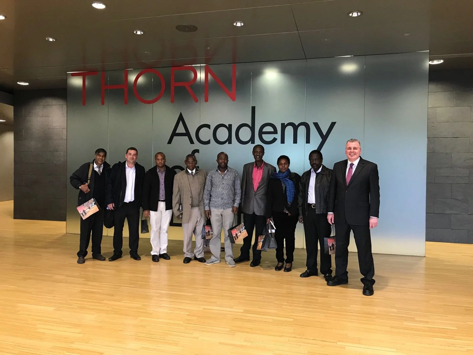 August 2017, Bank of Tanzania Engineering Team Customer Vist to Thorn Factory & Academy, Spennymoor, UK