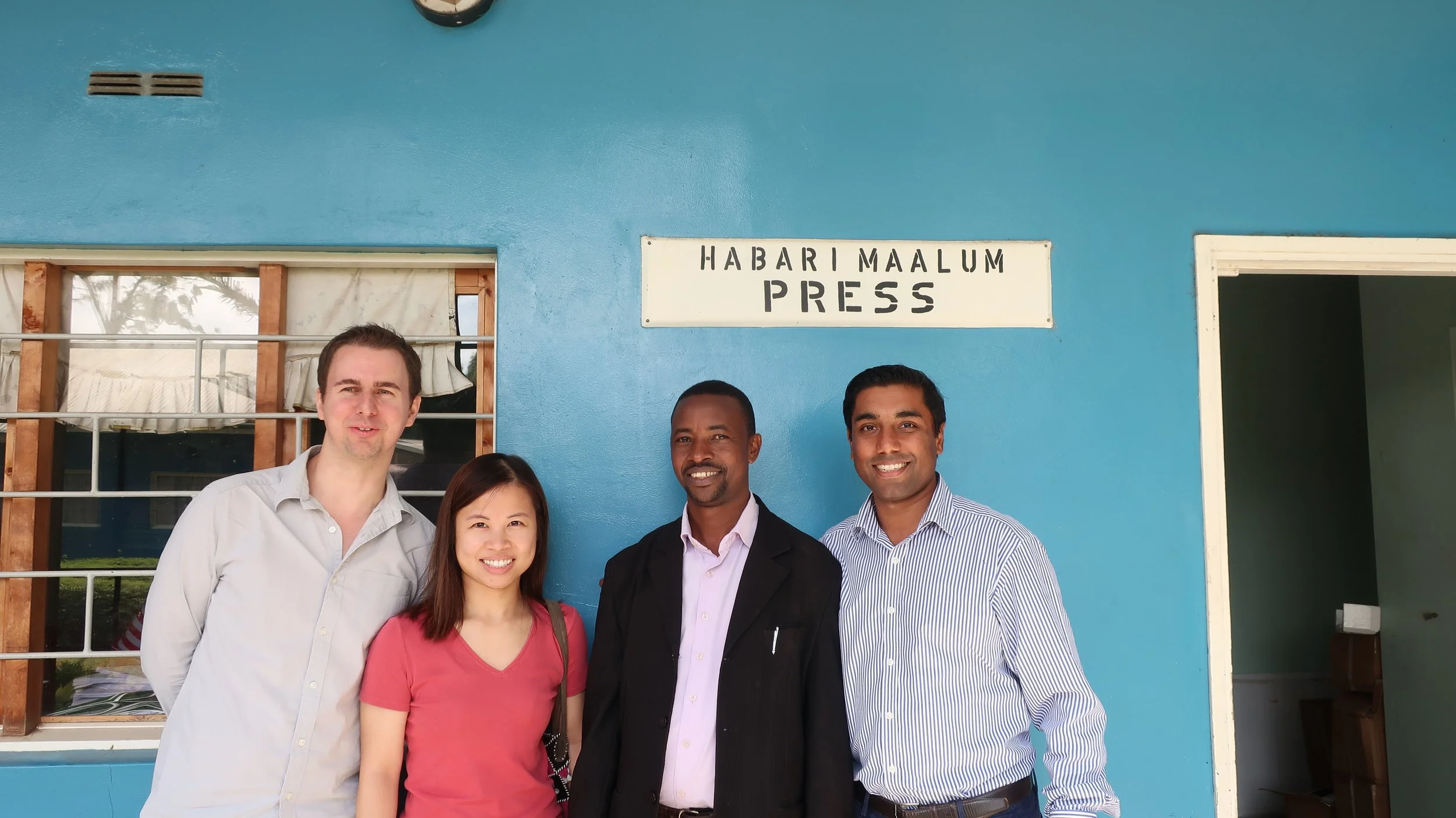 August 2018, Social Action Trip to Arusha Tanzania, teaching small business owners.