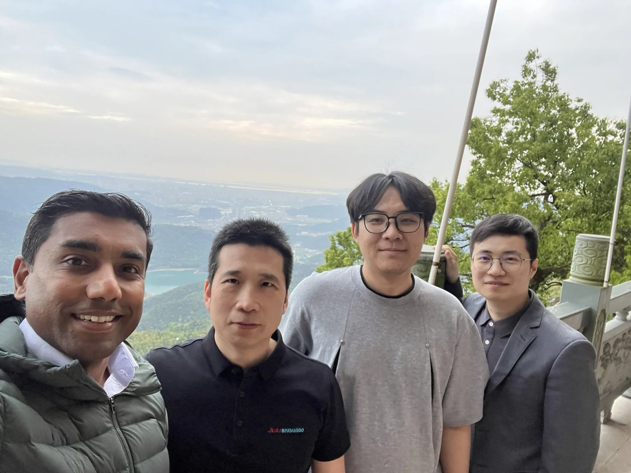 April 2025, 20+ Years of Friendship and Business, finally made it to the top of the mountain in Wenzhou, China