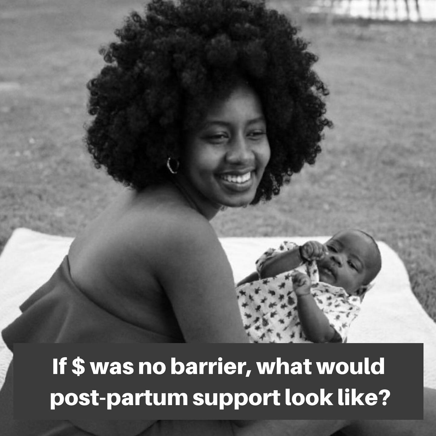 A question from last week's AMA. Thanks, Jen, it's a great one! Let's think about what antenatal care looks like and base it on that. The postpartum space would:

👶🏾 Be woman and family-focused
👶🏾 A minimum 40 weeks of structured care
👶🏾 Aim to