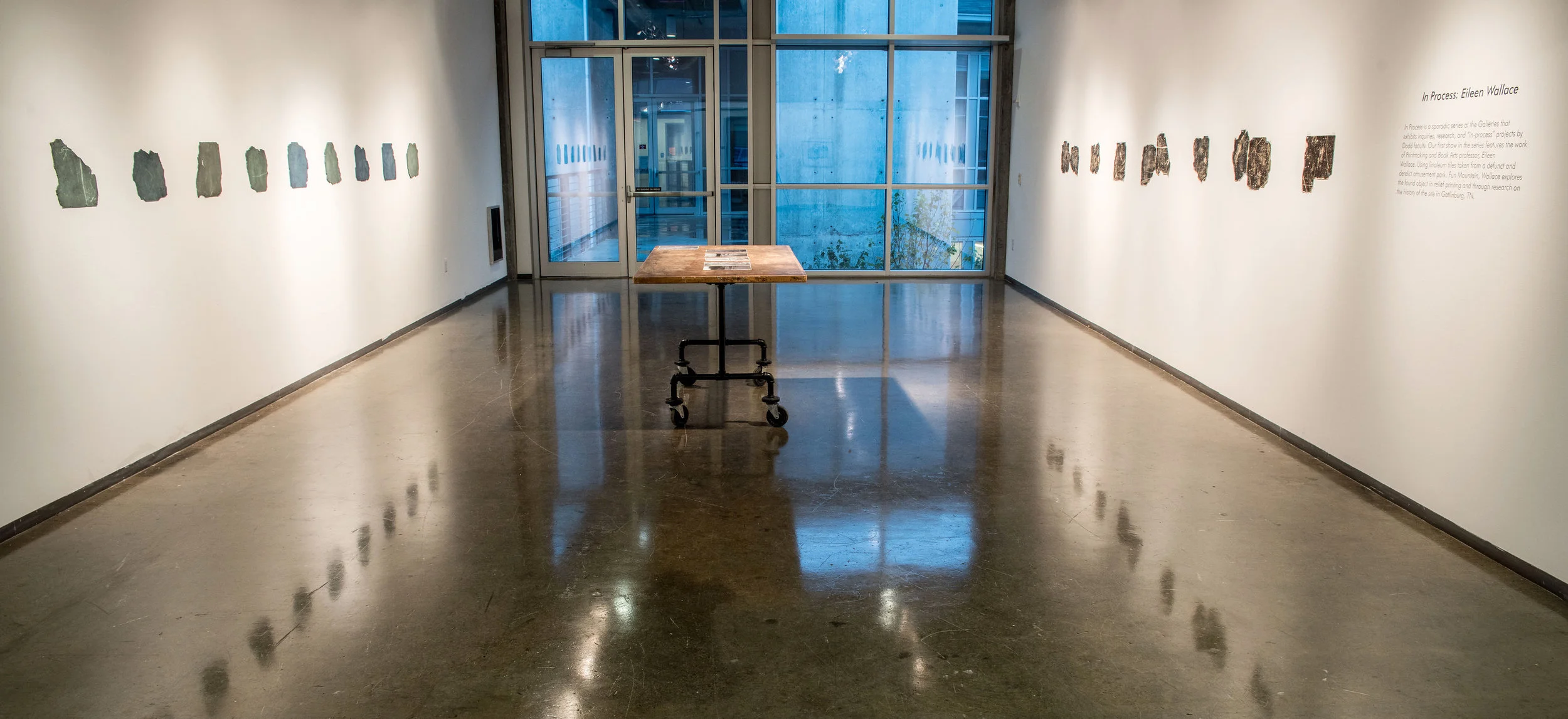 In Process exhibition installation