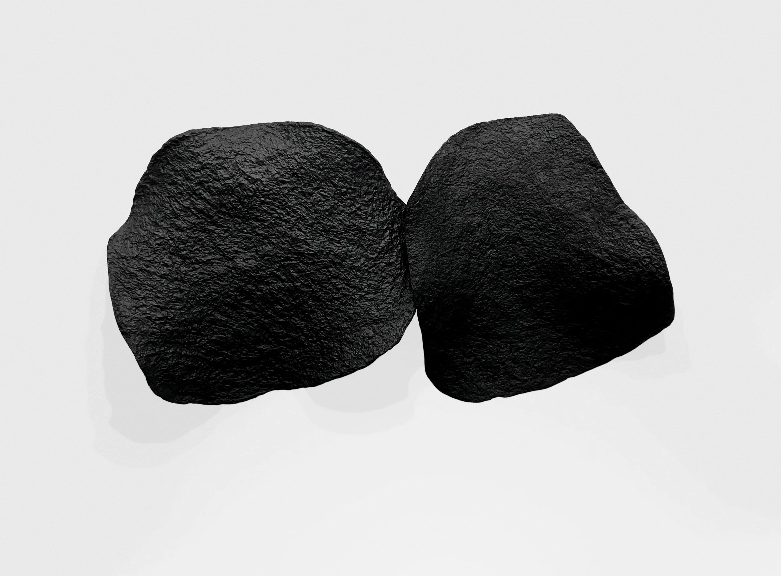 PAIR : cotton + linen + pigment : 32" x 22" : 2024