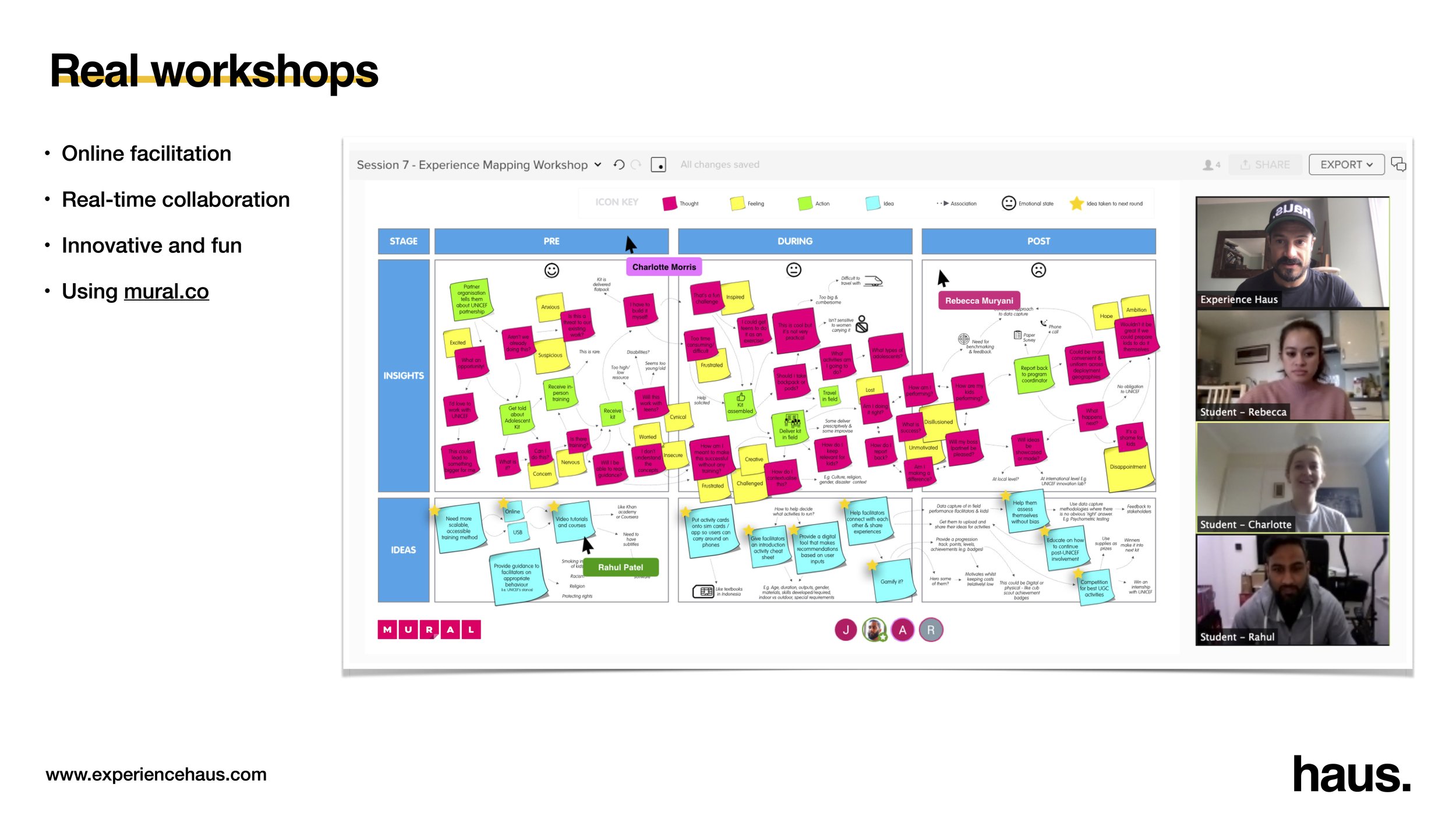 Experience Haus Service Design — Joseph