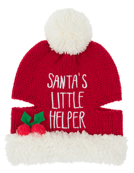 Santa's Little Helper Beanie Hat, £6.00